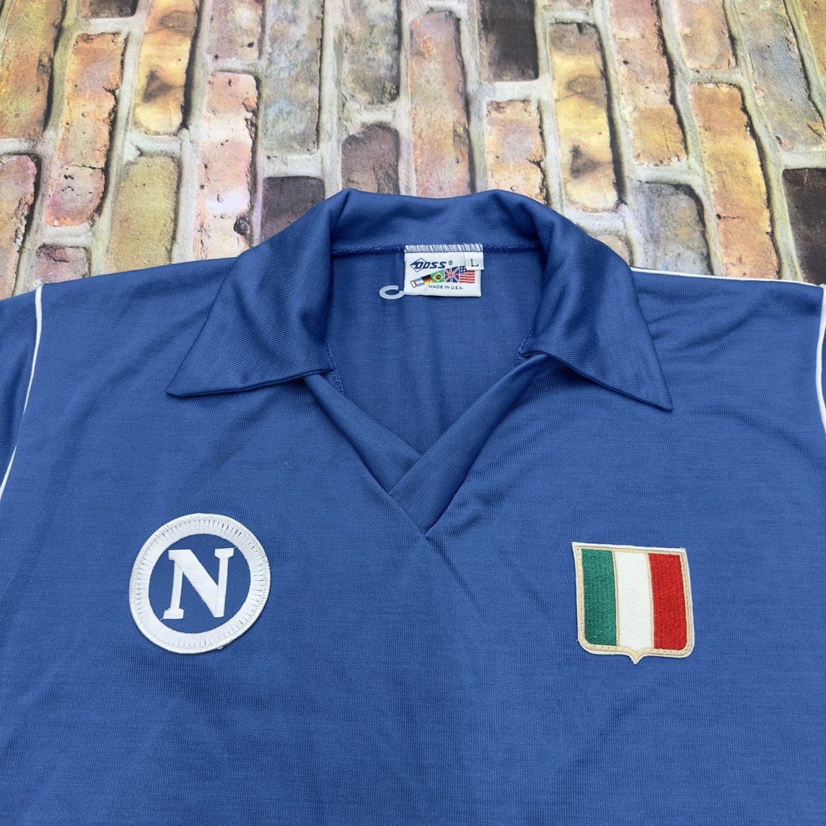 Vintage Vintage Napoli jersey Size US L / EU 52-54 / 3 - 3 Thumbnail