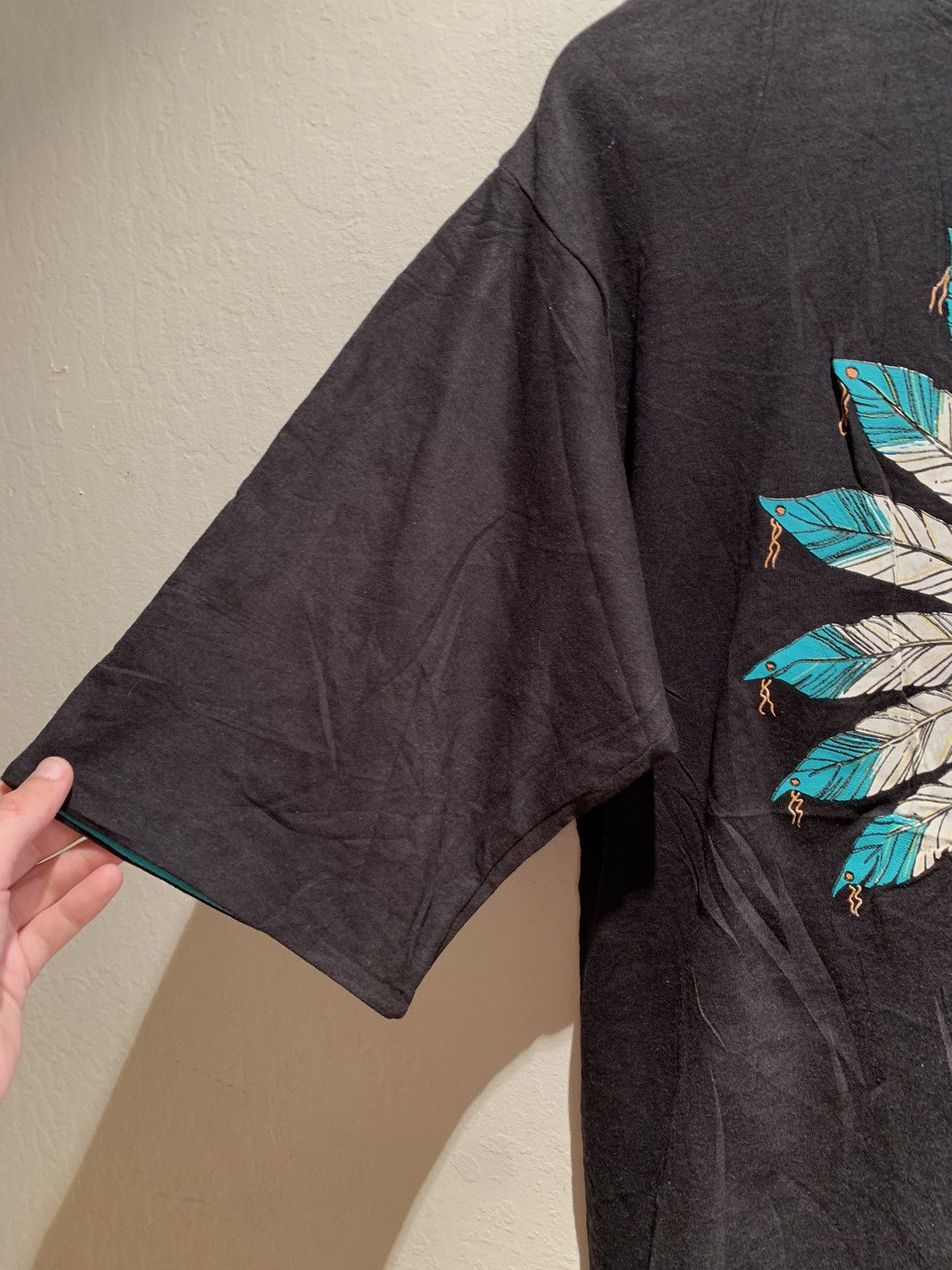 Vintage *RARE* Vintage New 1991 Great Smoky Mountains Native T-Shirt Size US XL / EU 56 / 4 - 4 Thumbnail
