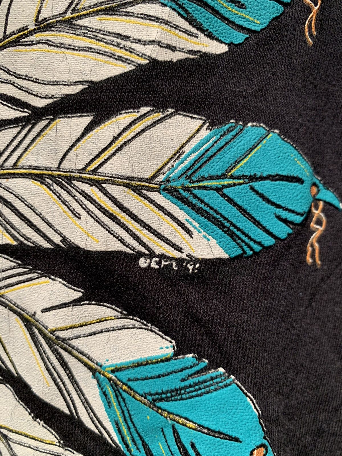 Vintage *RARE* Vintage New 1991 Great Smoky Mountains Native T-Shirt Size US XL / EU 56 / 4 - 3 Thumbnail
