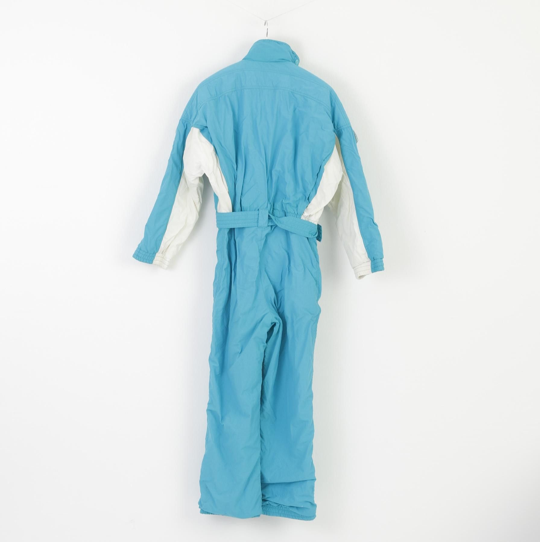 Vintage Innsbruck Women 12 40 S Ski Suit Turquoise One Piece 3174 Size XL / US 12-14 / IT 48-50 - 8 Thumbnail