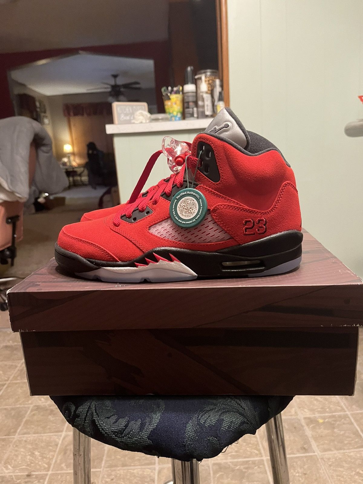 jordan 5 raging bull in stock