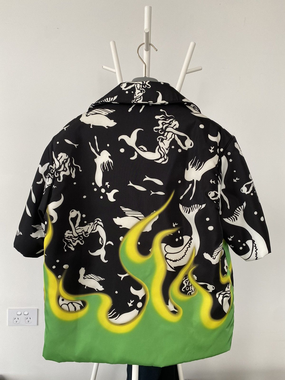 PRADA FW18 Flame Mermaid Puffer Jacket FINAL PRICE DROP