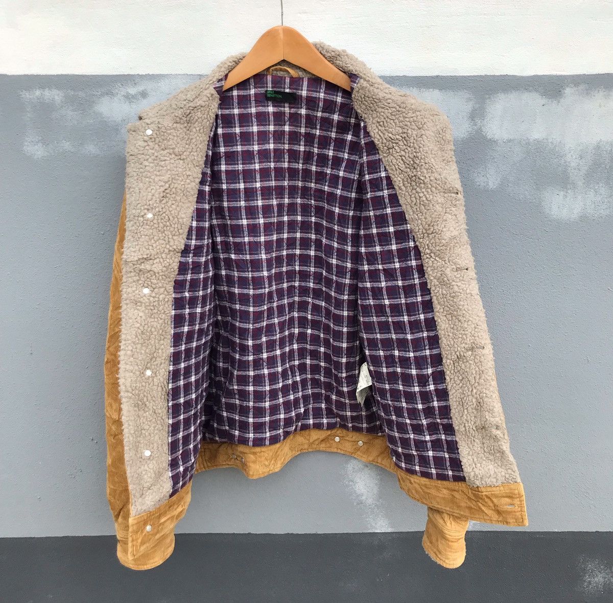 Vintage Benetton velvet cudroy jacket Size US S / EU 44-46 / 1 - 4 Thumbnail