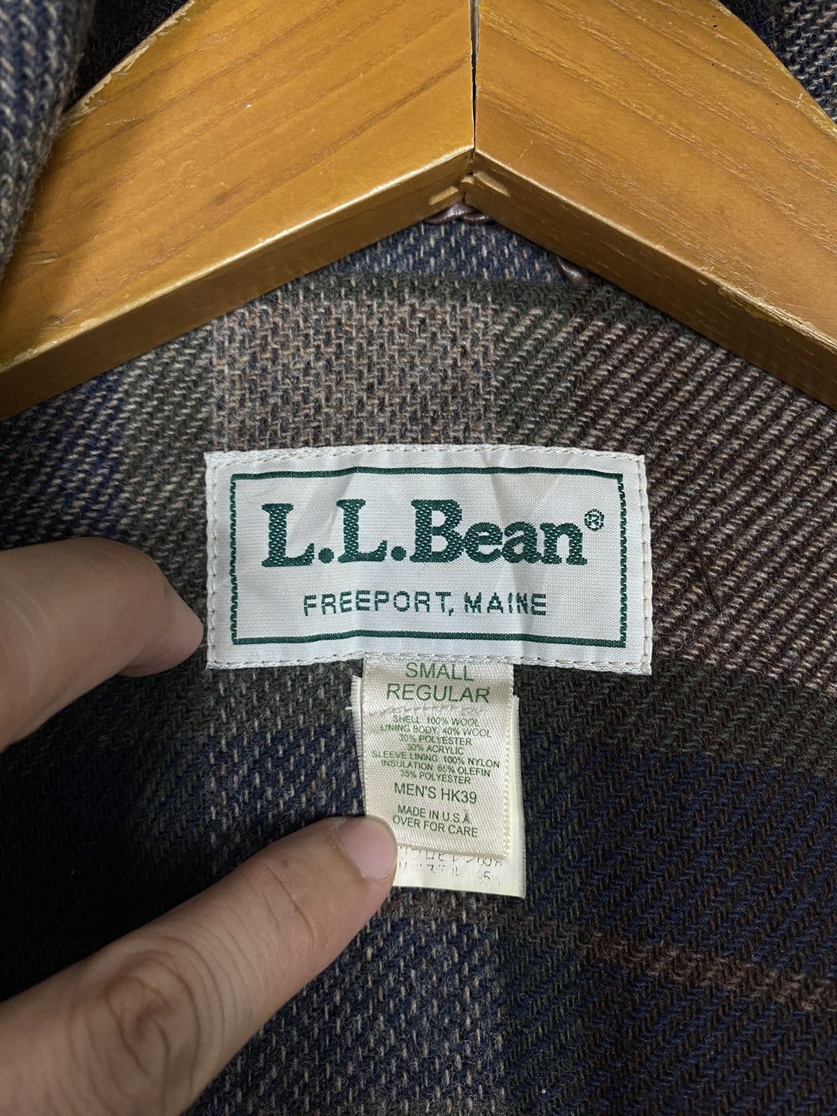 L.L. Bean Rare‼️ Vintage L.l. Bean Duffle Wool Coat Made in Usa Size US S / EU 44-46 / 1 - 6 Thumbnail