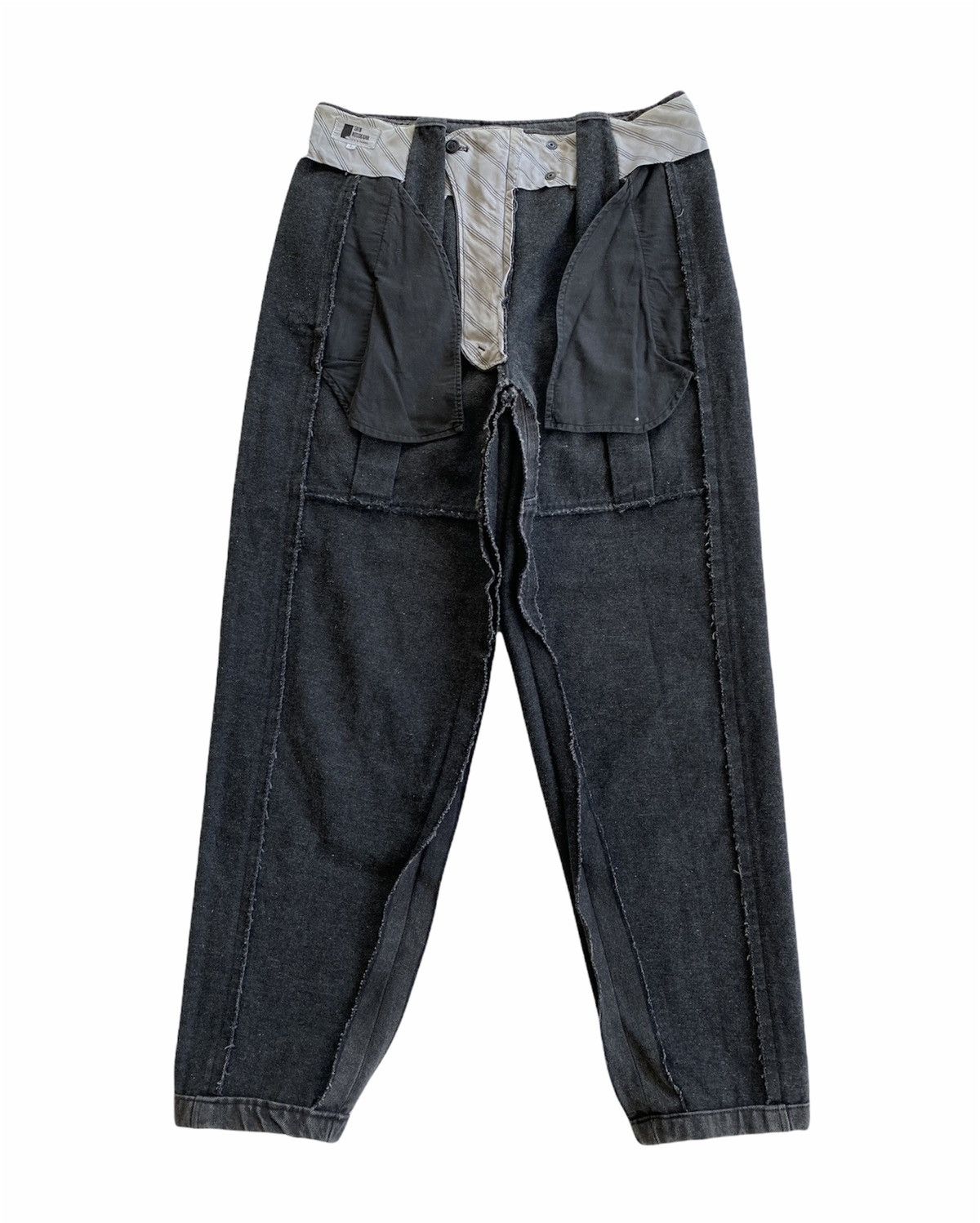 Japanese Brand Pashu by Shin Hosokawa Japanese Designer Rare Design Pants Size US 31 - 9 Thumbnail