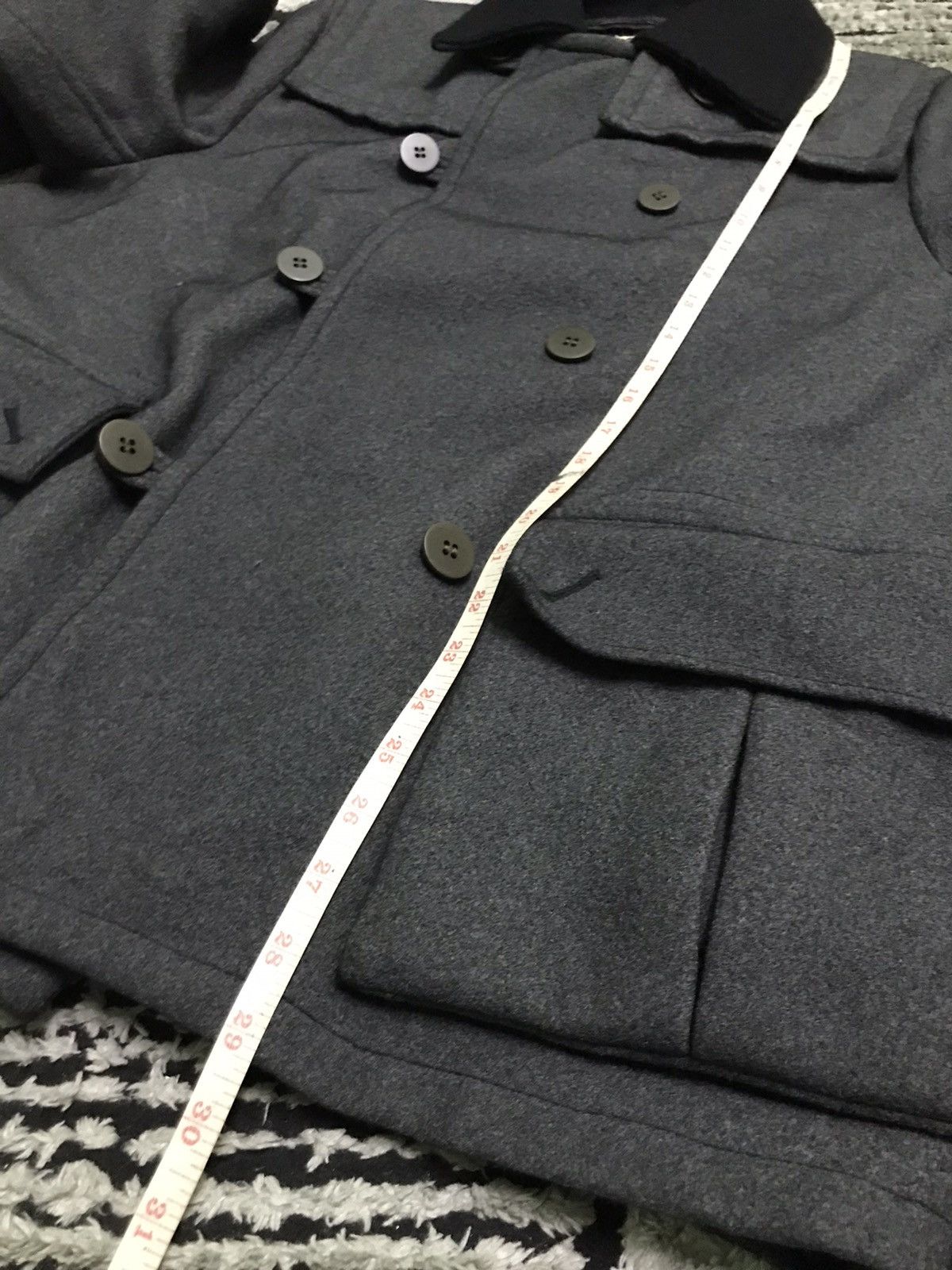 Japanese Brand × Vintage Bartack double breast coat Size US M / EU 48-50 / 2 - 8 Thumbnail