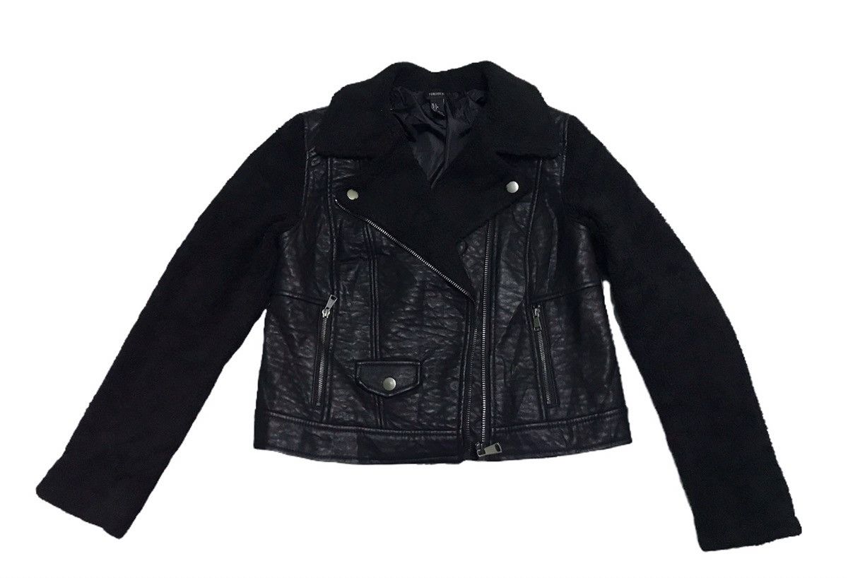 Japanese Brand Forever 21 double collar jacket Size US L / EU 52-54 / 3 - 1 Thumbnail