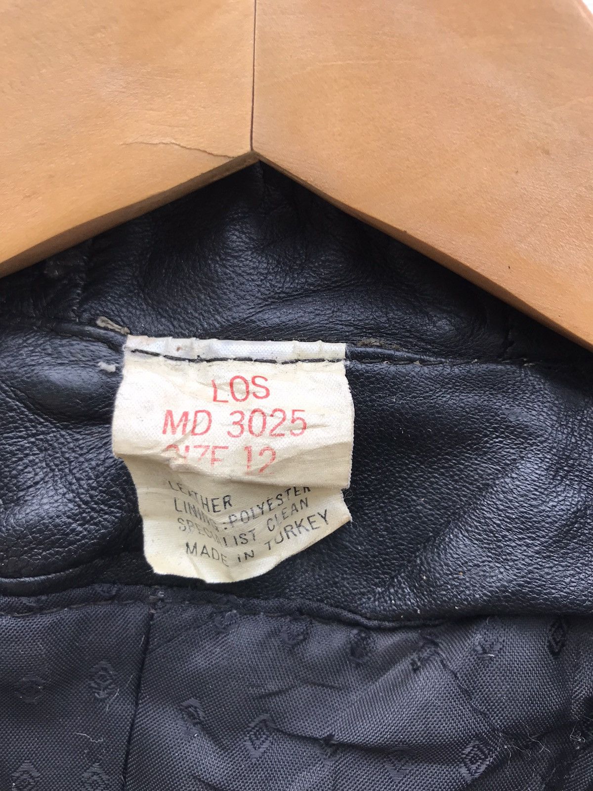 Vintage 🔥Rare🔥Vintage 80s Double collar leather jacket Size US S / EU 44-46 / 1 - 2 Thumbnail