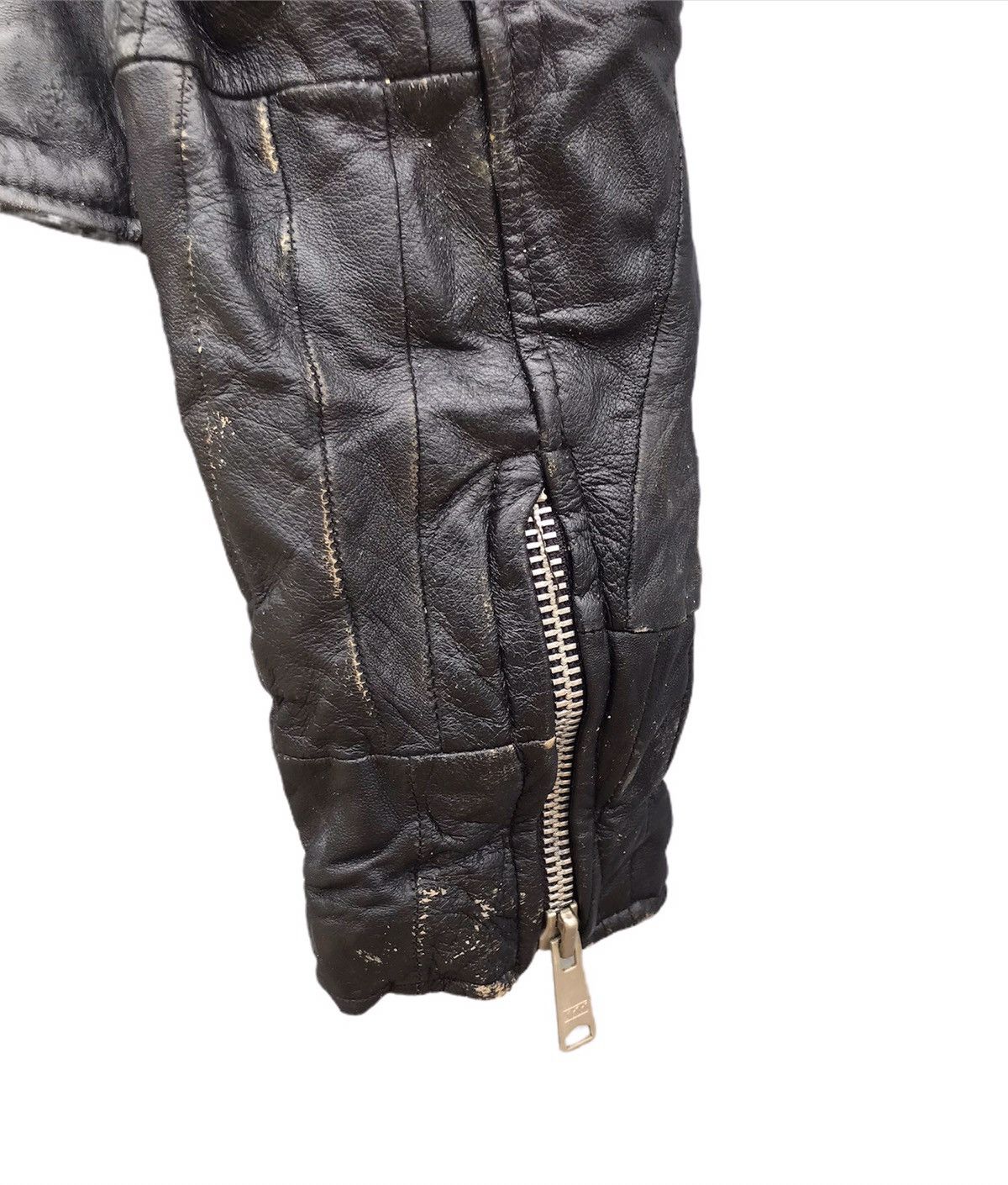 Vintage 🔥Rare🔥Vintage 80s Double collar leather jacket Size US S / EU 44-46 / 1 - 8 Thumbnail