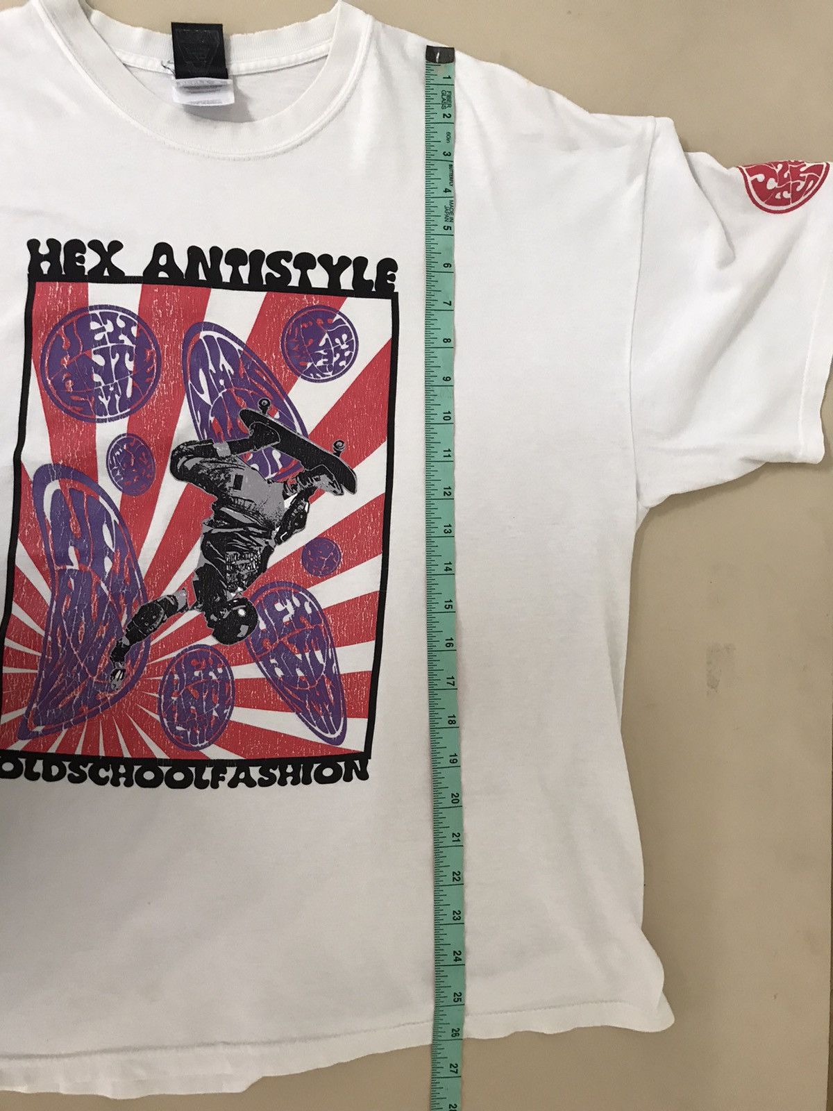 Vintage Vintage 90s skate Hex Antistyle Distressed Tee Size US XL / EU 56 / 4 - 13 Thumbnail