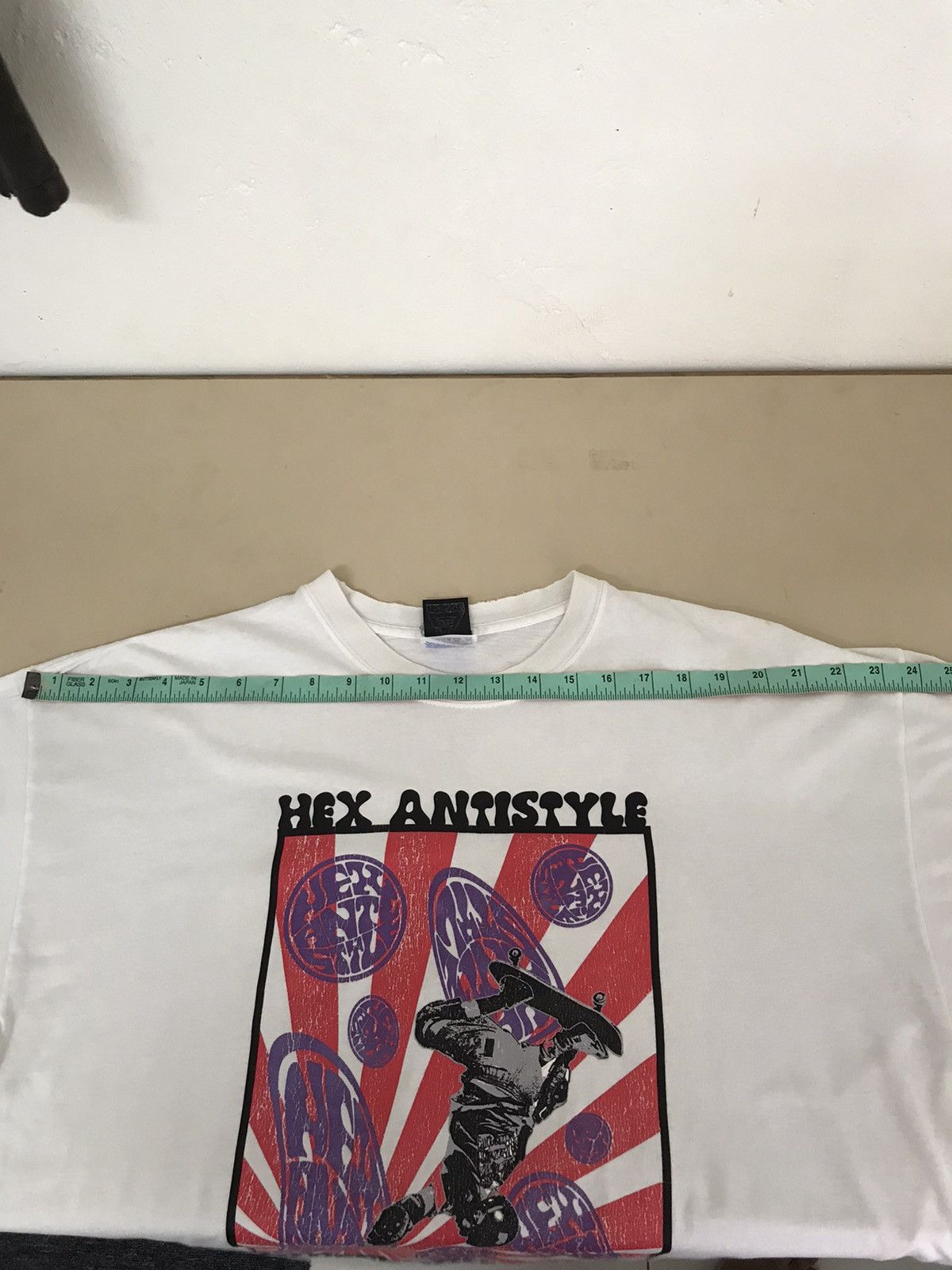 Vintage Vintage 90s skate Hex Antistyle Distressed Tee Size US XL / EU 56 / 4 - 14 Thumbnail