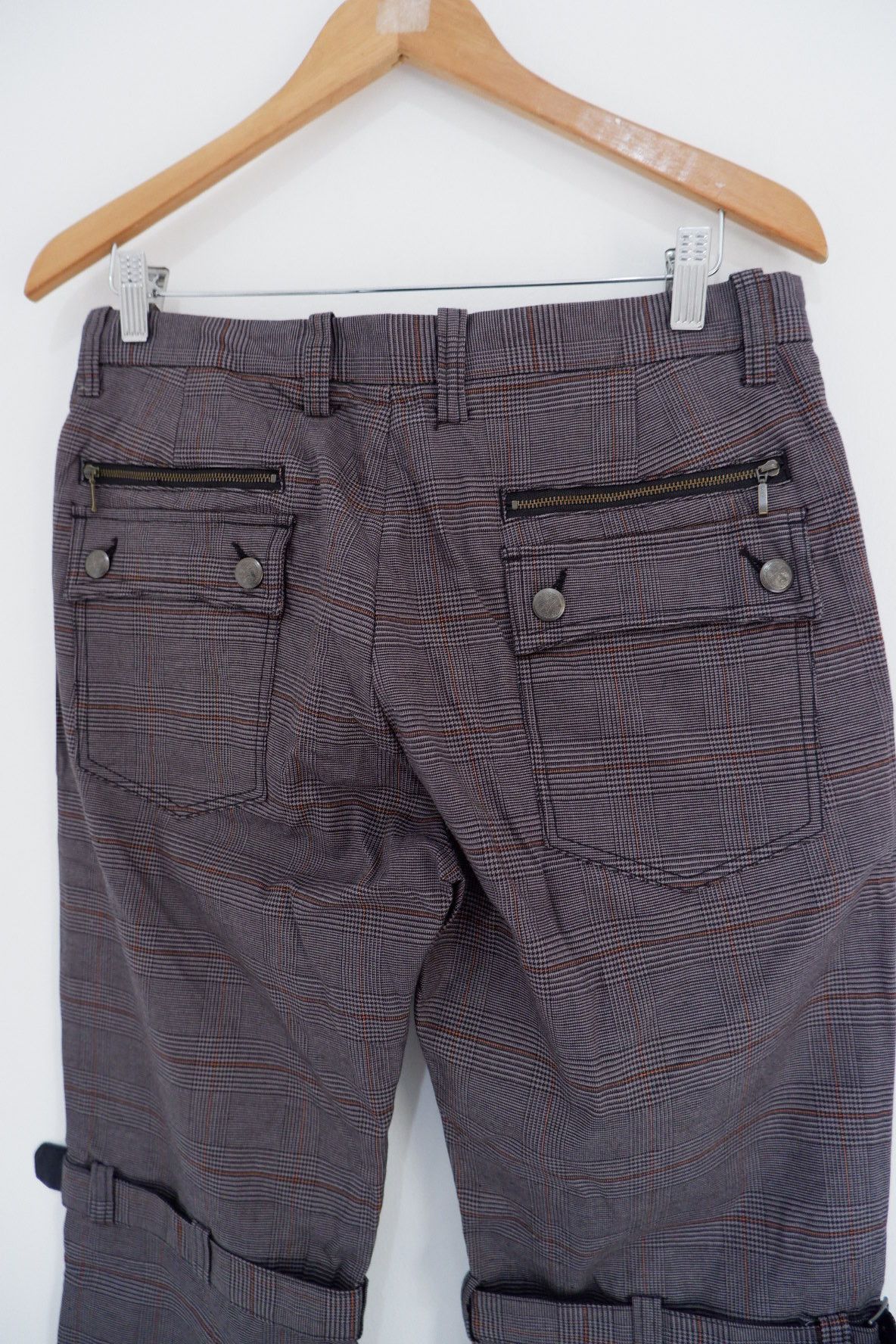 20471120 Wild Khakis Tartan Bondage Pants Size US 32 / EU 48 - 4 Thumbnail