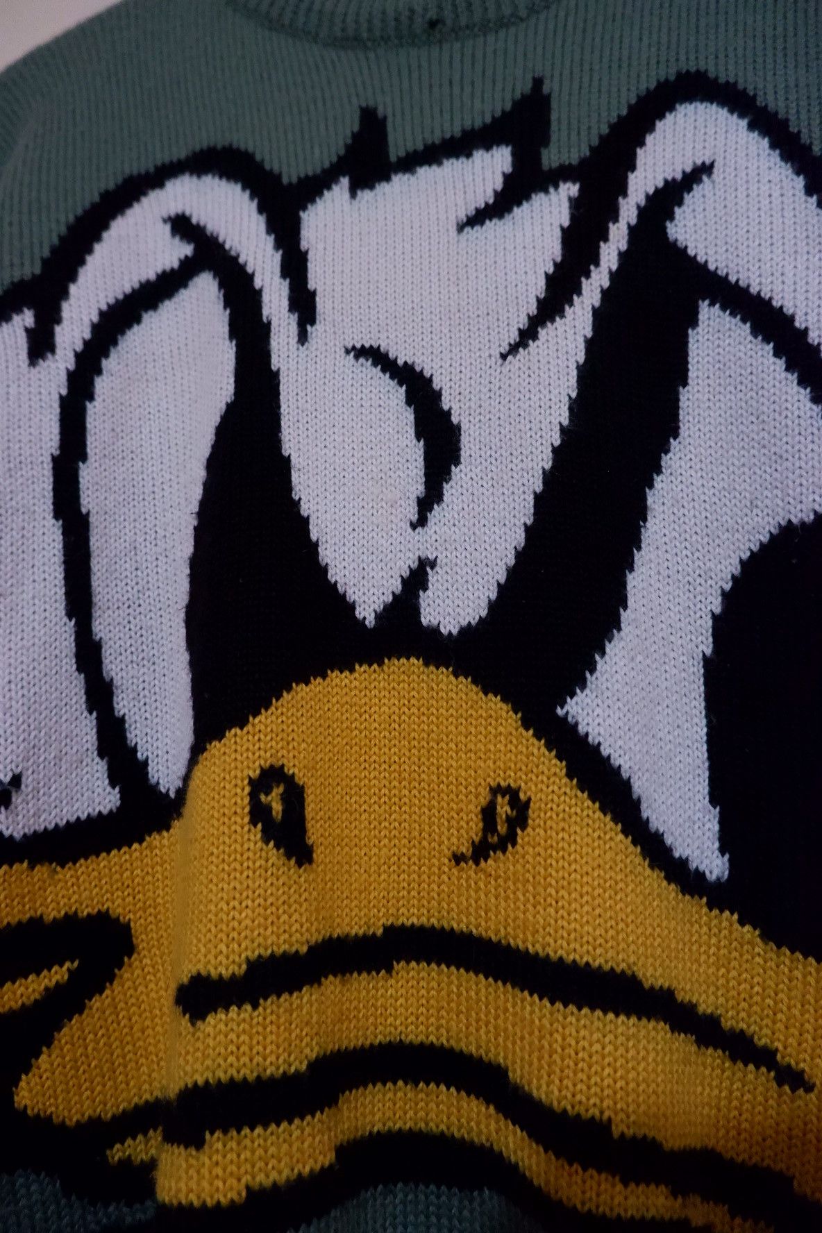 Japanese Brand Vintage 90s Disney Donald Duck Face Knitwear Size US S / EU 44-46 / 1 - 3 Thumbnail