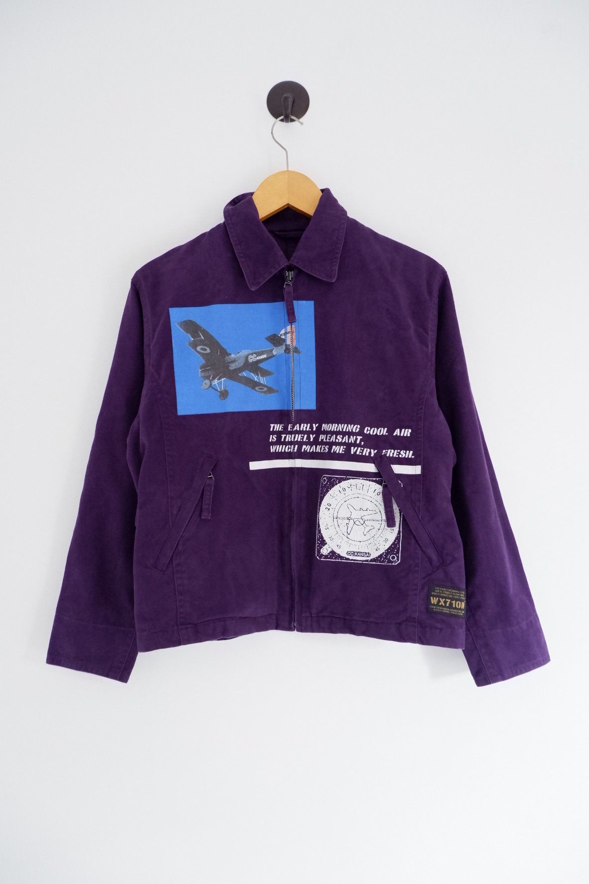 Pre-owned Archival Clothing X Kansai Yamamoto Archival Fw2000 Cc Kansai Work Jacket In Purple
