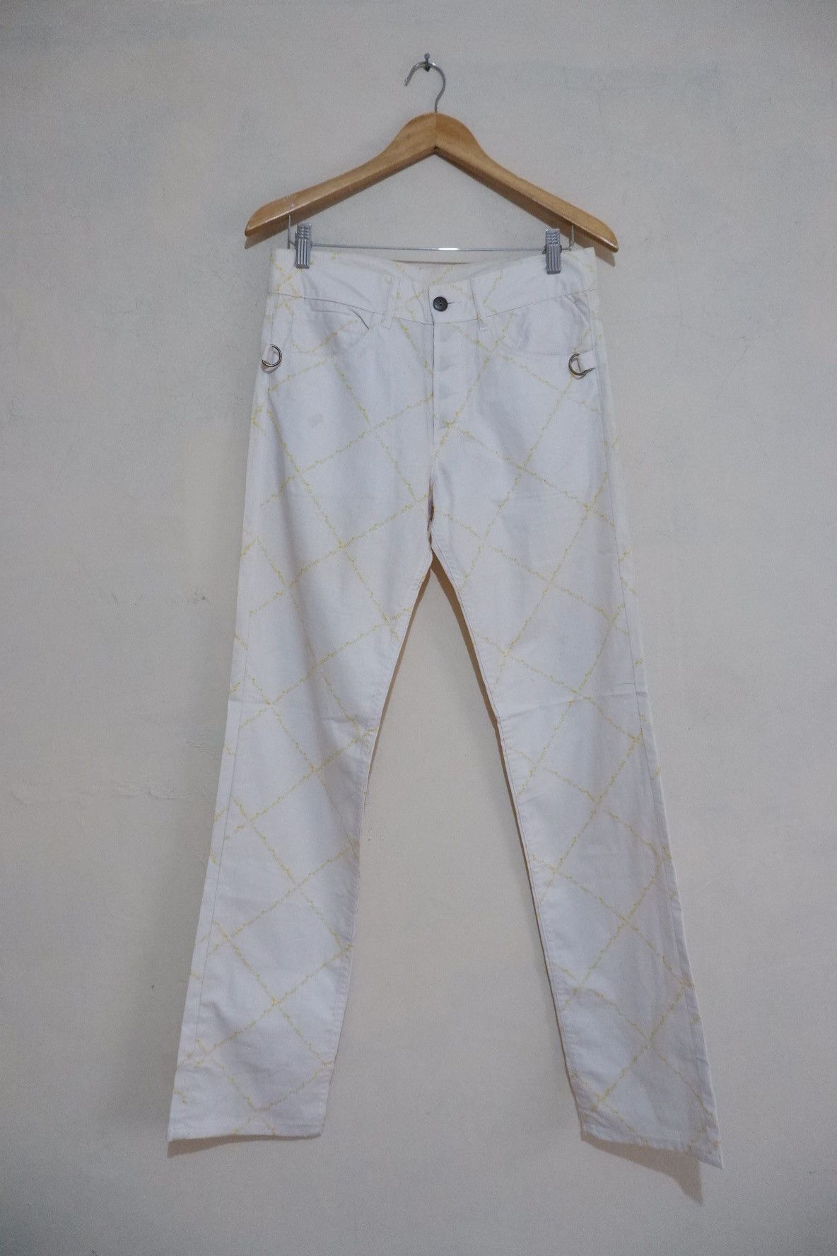 Beauty Beast Beauty Beast Printed Linen Pants Size US 31 - 1 Thumbnail