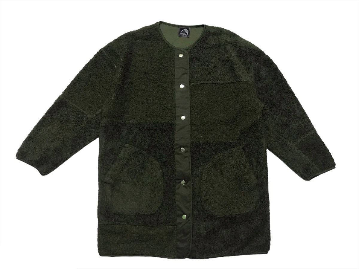 Japanese Brand Filedcore dark green fleece jacket Size US L / EU 52-54 / 3 - 1 Thumbnail