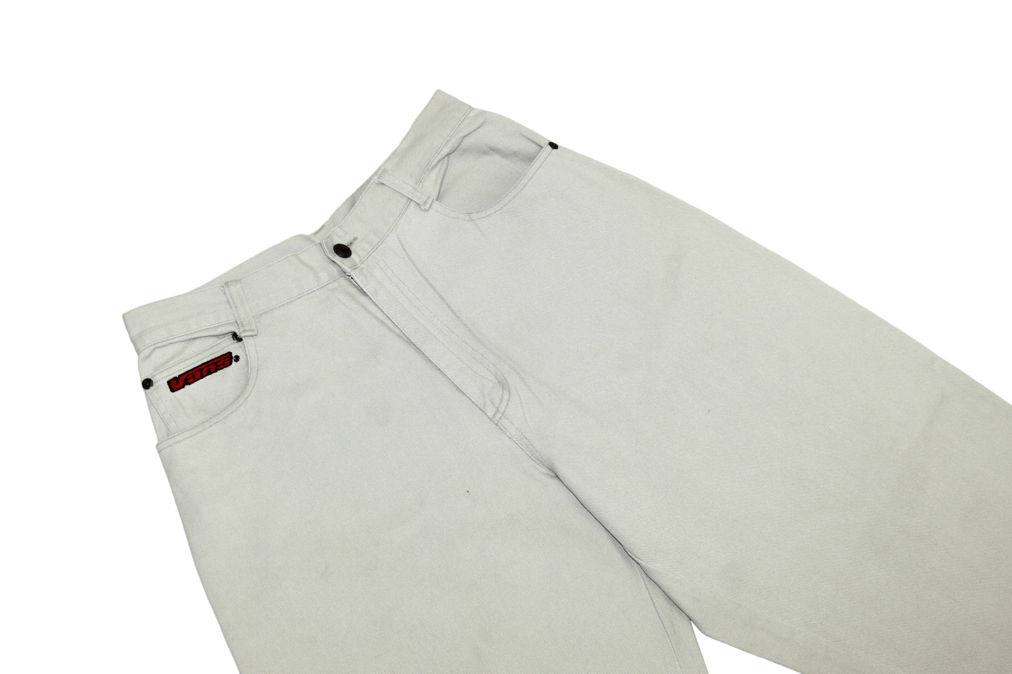 Vans DOPE🔥80's 90's USA VANS wide leg baggy OG rap denim pants Size US 31 - 4 Thumbnail