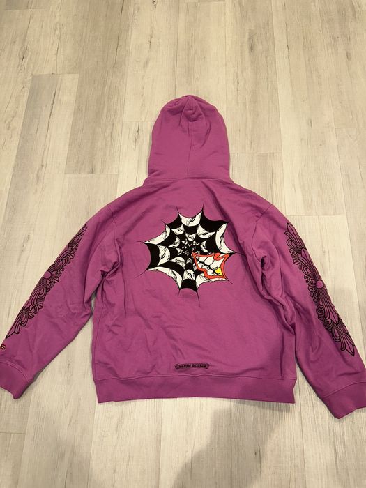 Chrome Hearts Chrome Hearts Matty Boy Spider Web Hoodie