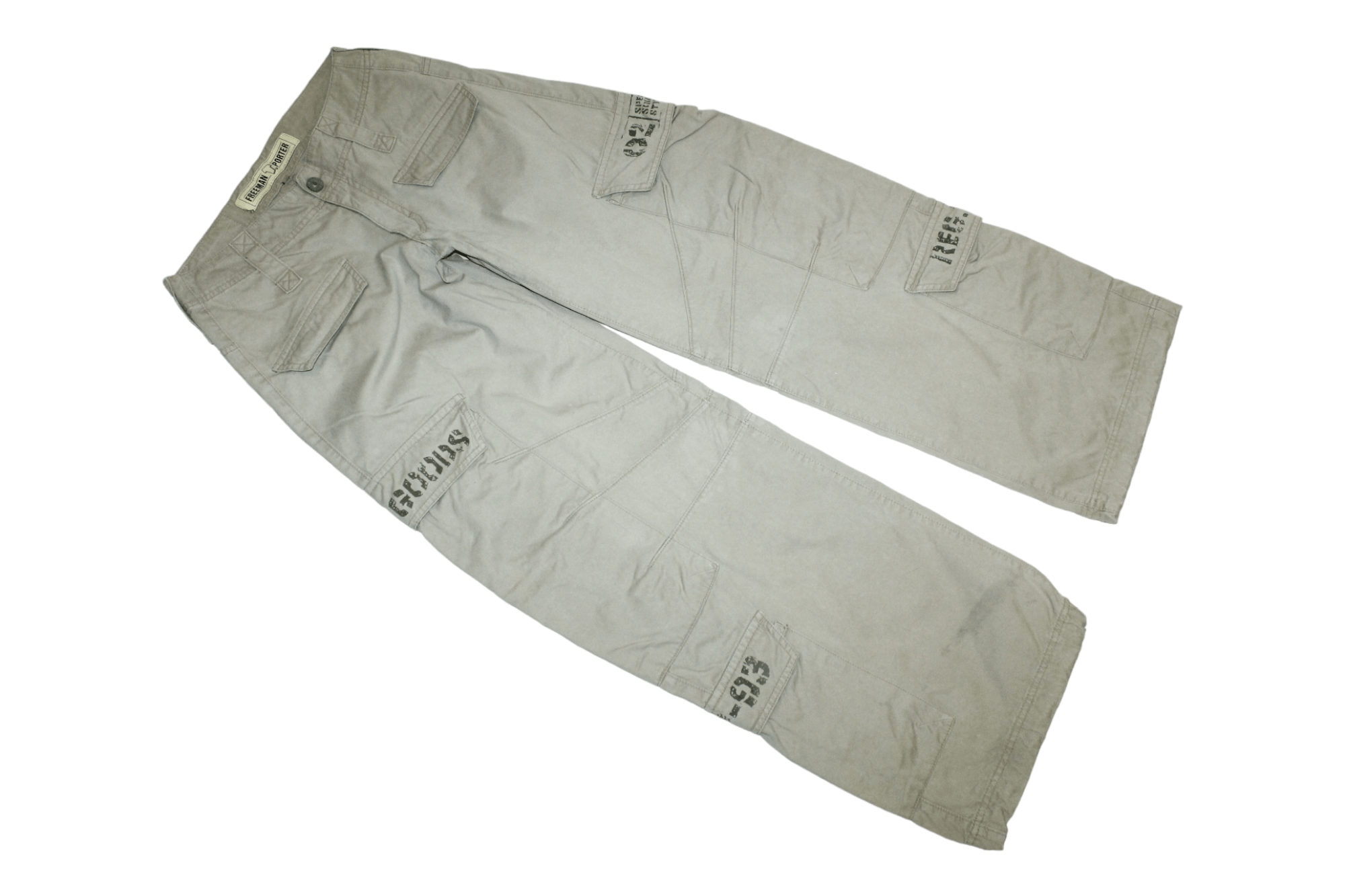 Freeman T. Porter Rare '93 Freeman T Porter Rough Multipockets Parachute Pants Size US 32 / EU 48 - 6 Thumbnail