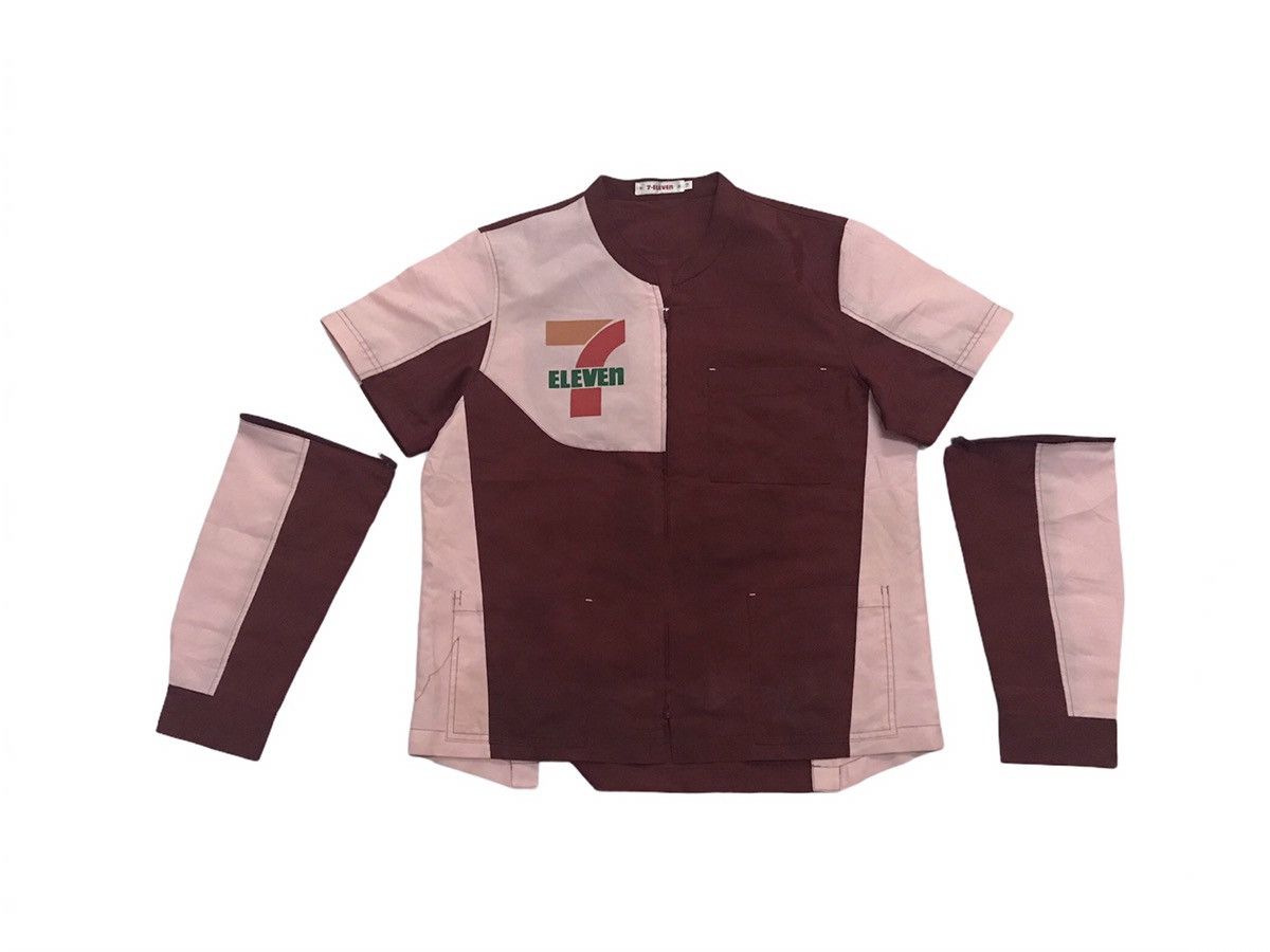 Vintage Vintage 90s 7Eleven cloth collection zipper up Size US M / EU 48-50 / 2 - 1 Thumbnail