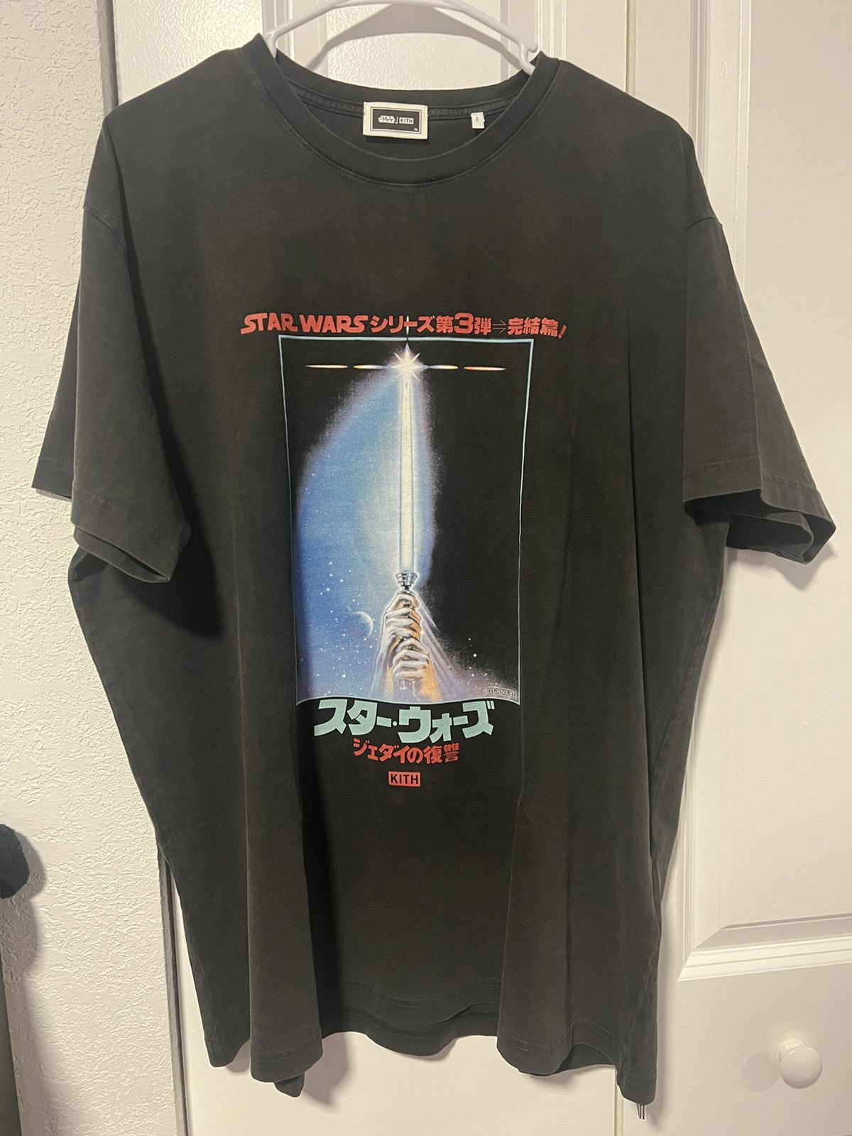 Kith Kith Star Wars Japanese Poster Vintage tee XL | Grailed