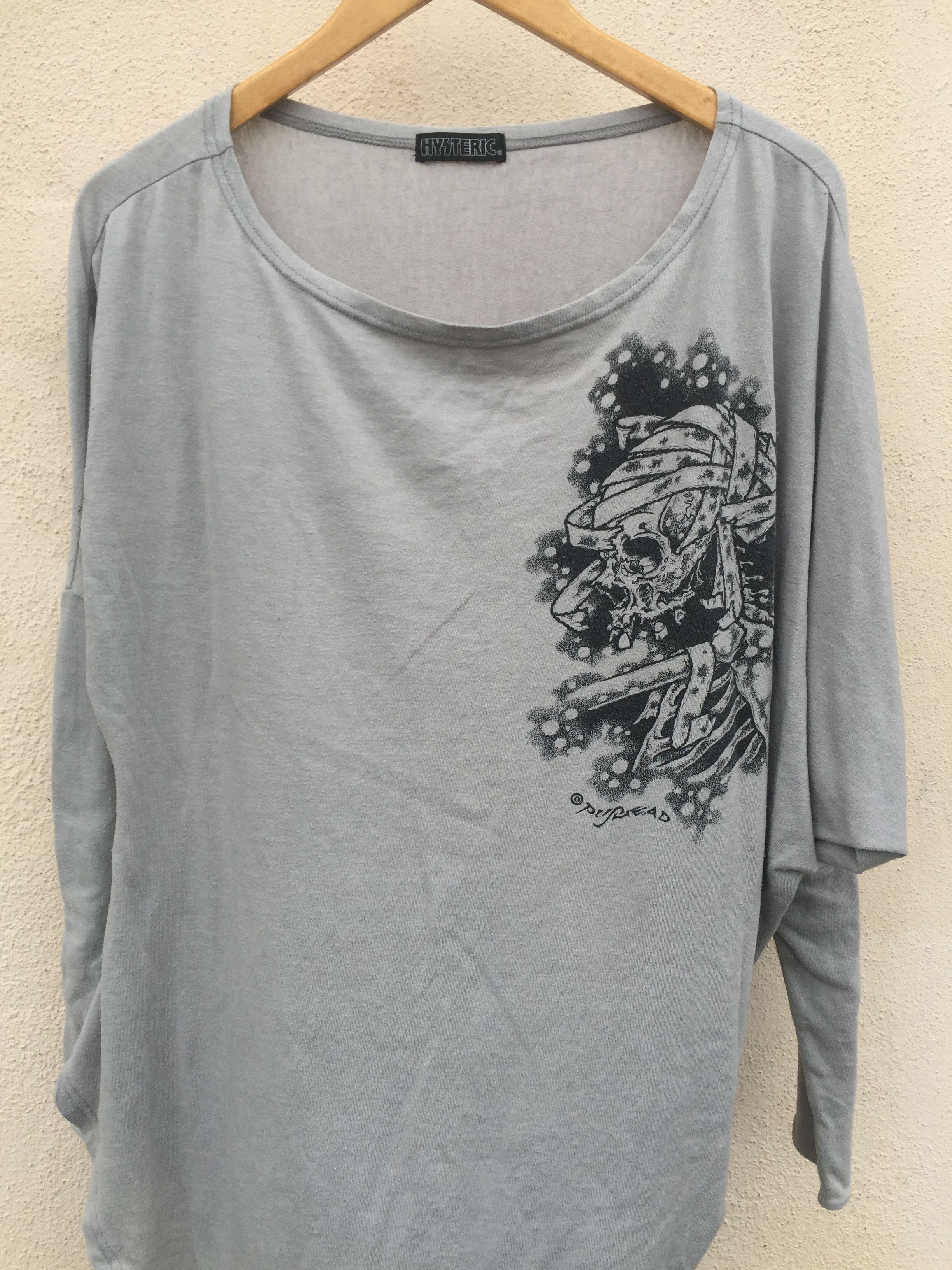 Hysteric Glamour x Pushead - Asymmetrical Rebuilt Shirts