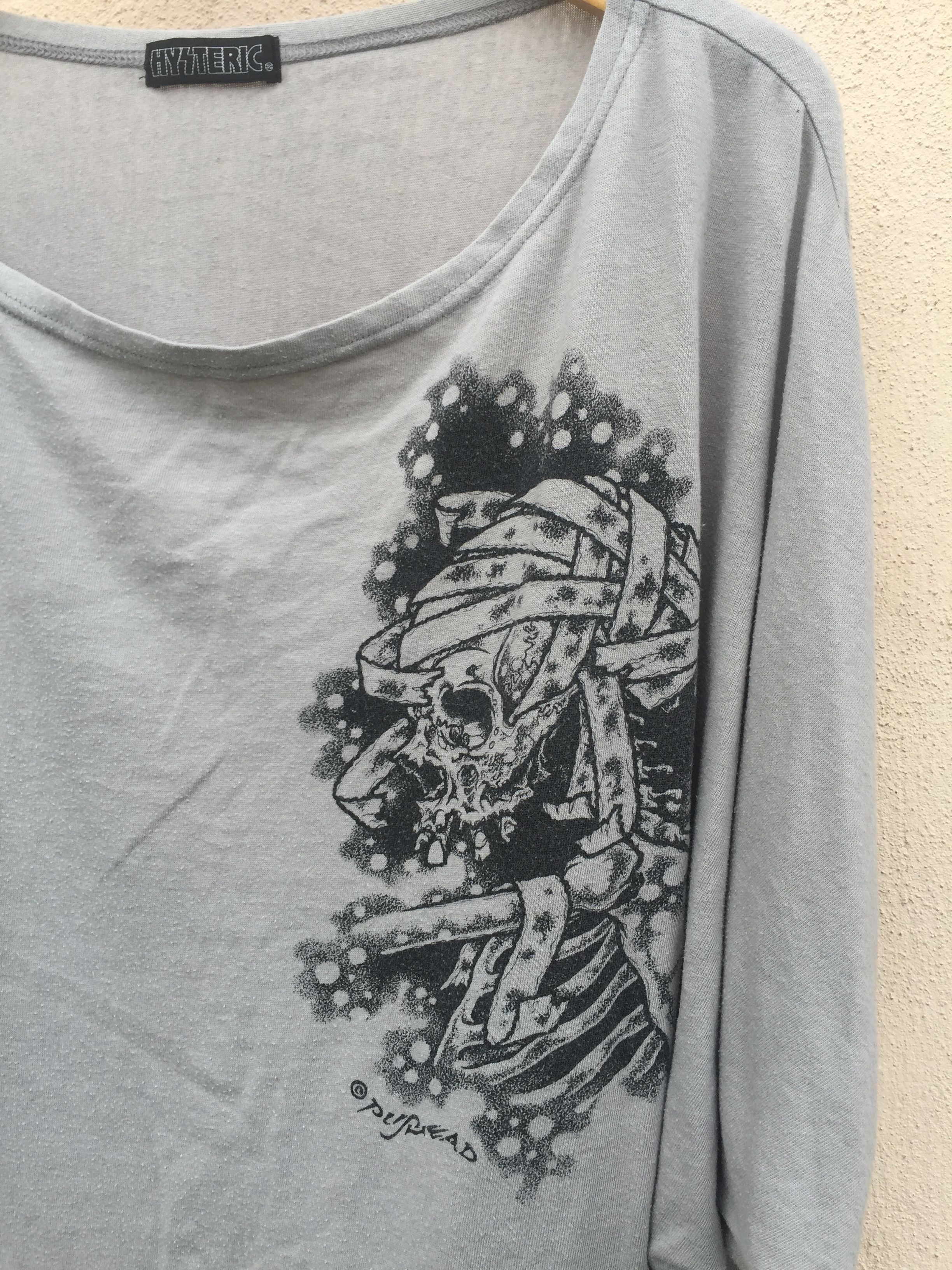 Hysteric Glamour x Pushead - Asymmetrical Rebuilt Shirts
