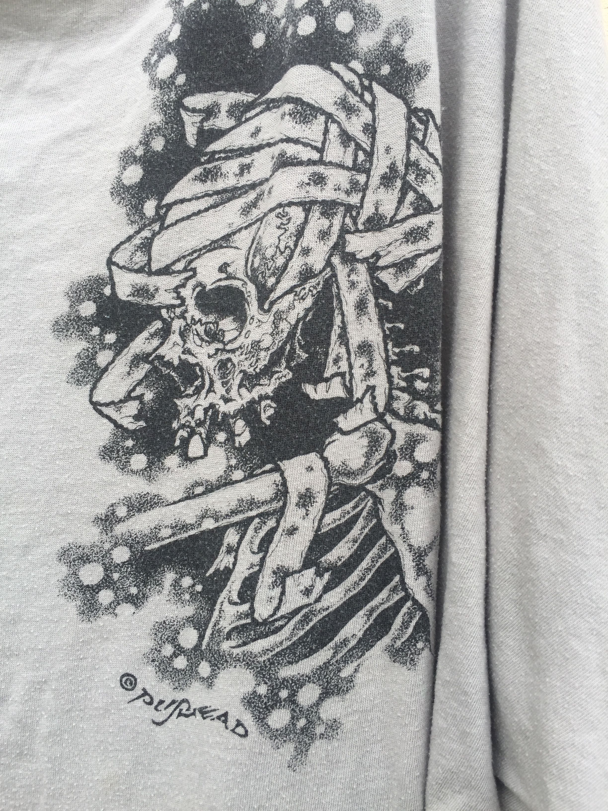 Hysteric Glamour x Pushead - Asymmetrical Rebuilt Shirts