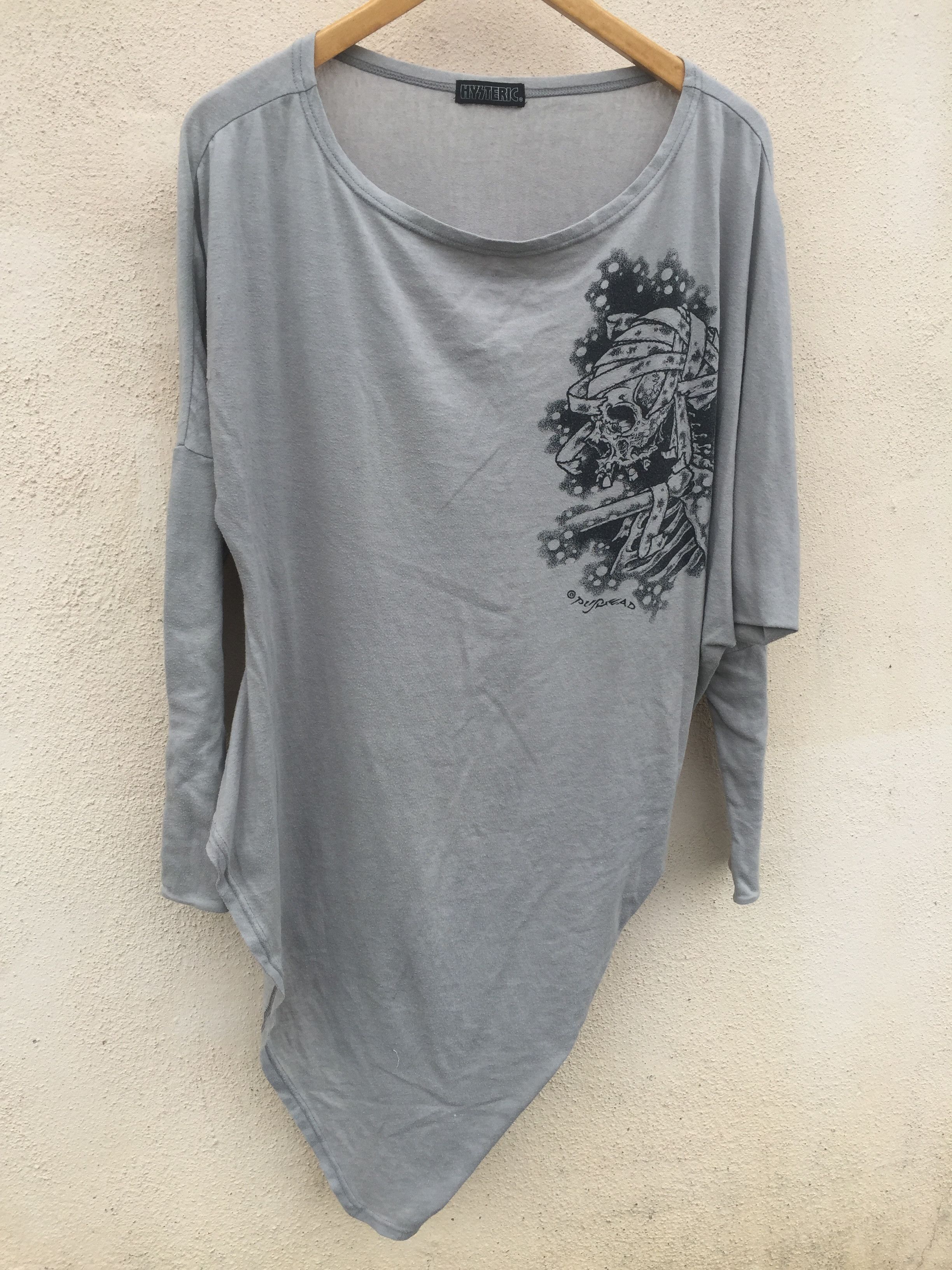 Hysteric Glamour x Pushead - Asymmetrical Rebuilt Shirts