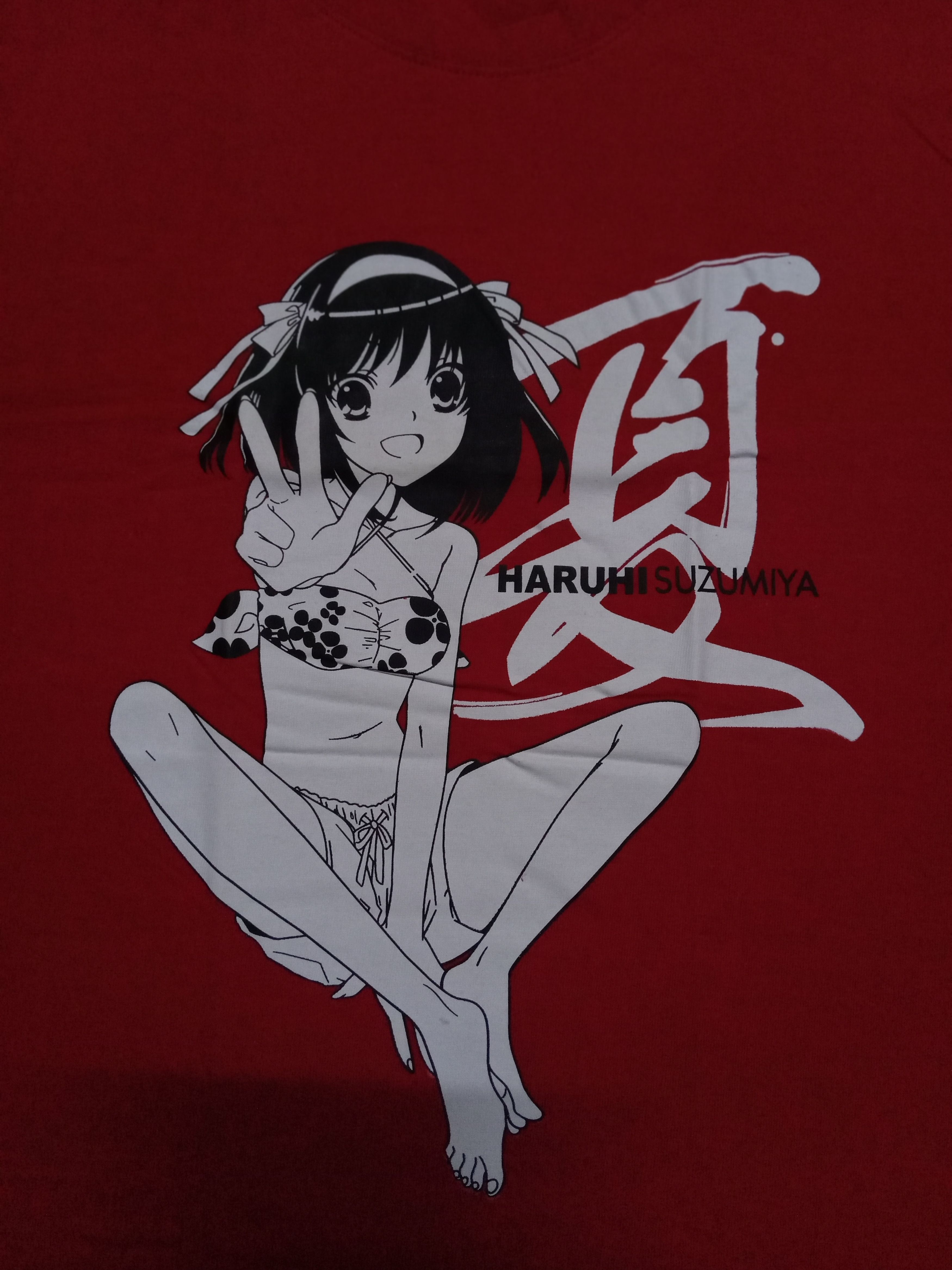 Anime Rare vintage Y2K Haruhi Suzumiya deadstock Tee Size US M / EU 48-50 / 2 - 2 Thumbnail