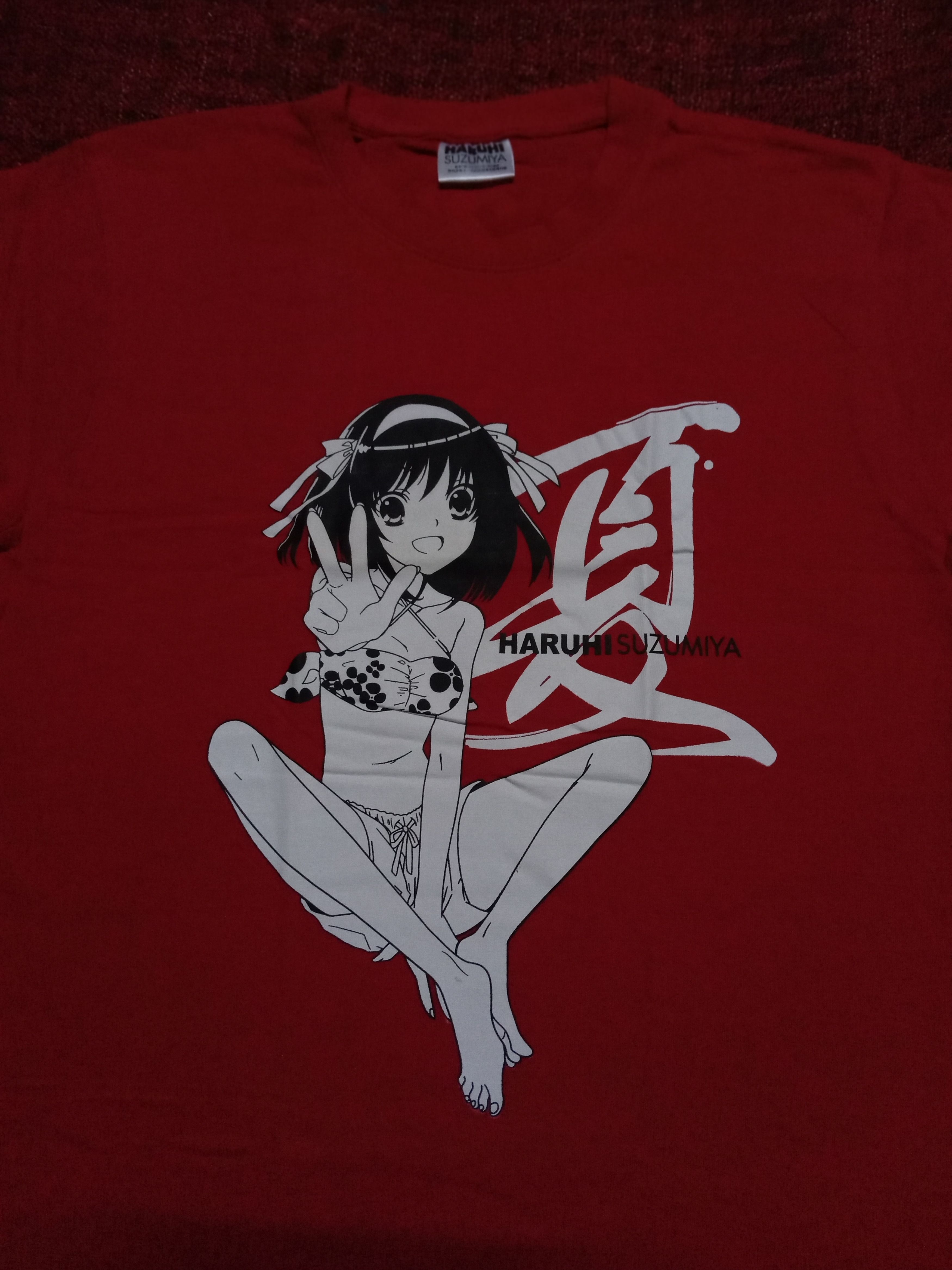 Anime Rare vintage Y2K Haruhi Suzumiya deadstock Tee Size US M / EU 48-50 / 2 - 1 Thumbnail