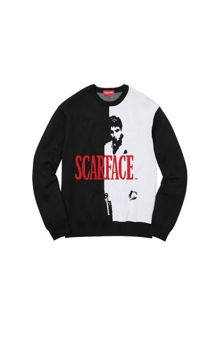 Supreme Scarface Supreme Sweater | Grailed