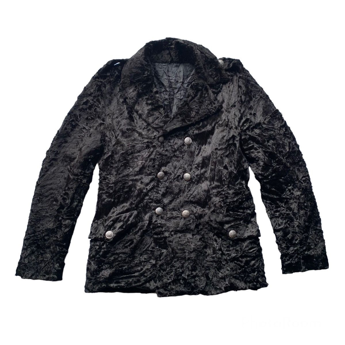 Buona giornata faux fur double breasted coat