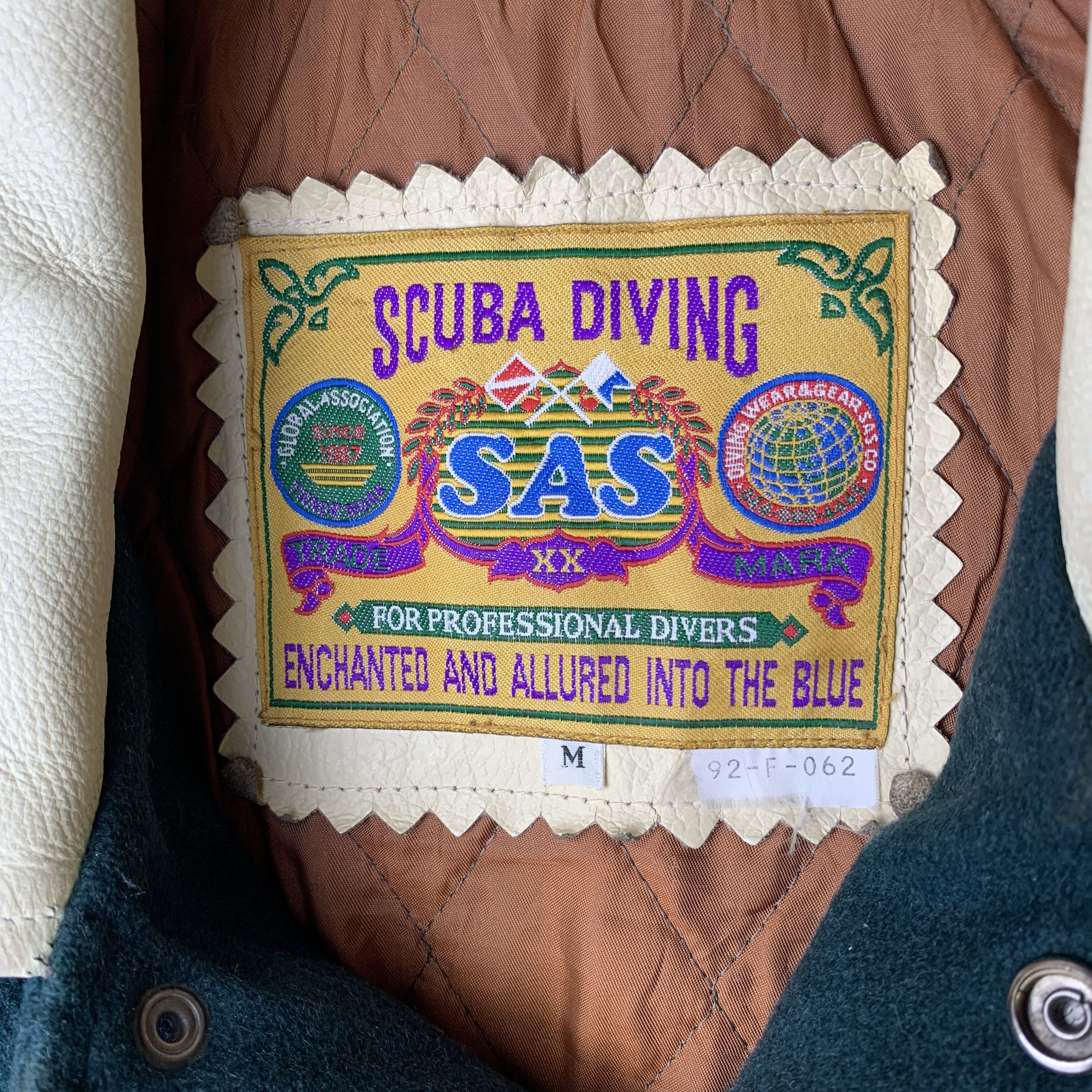 Other SAS Scuba Diving Varsity Jacket Size US XXL / EU 58 / 5 - 7 Thumbnail