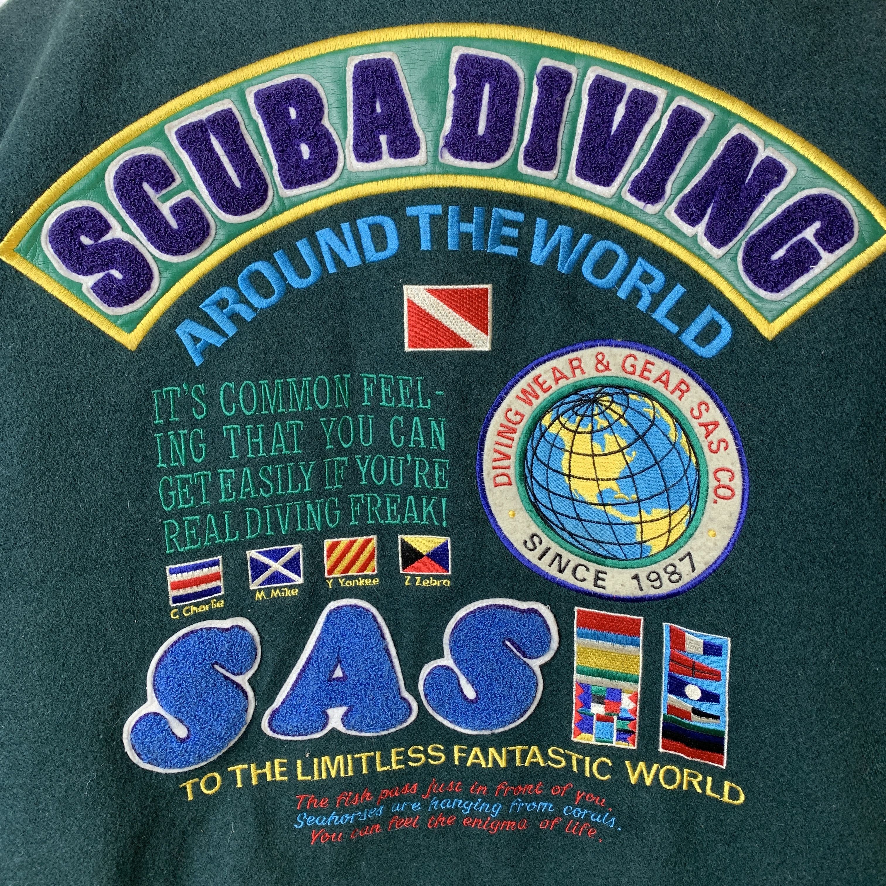 Other SAS Scuba Diving Varsity Jacket Size US XXL / EU 58 / 5 - 4 Thumbnail