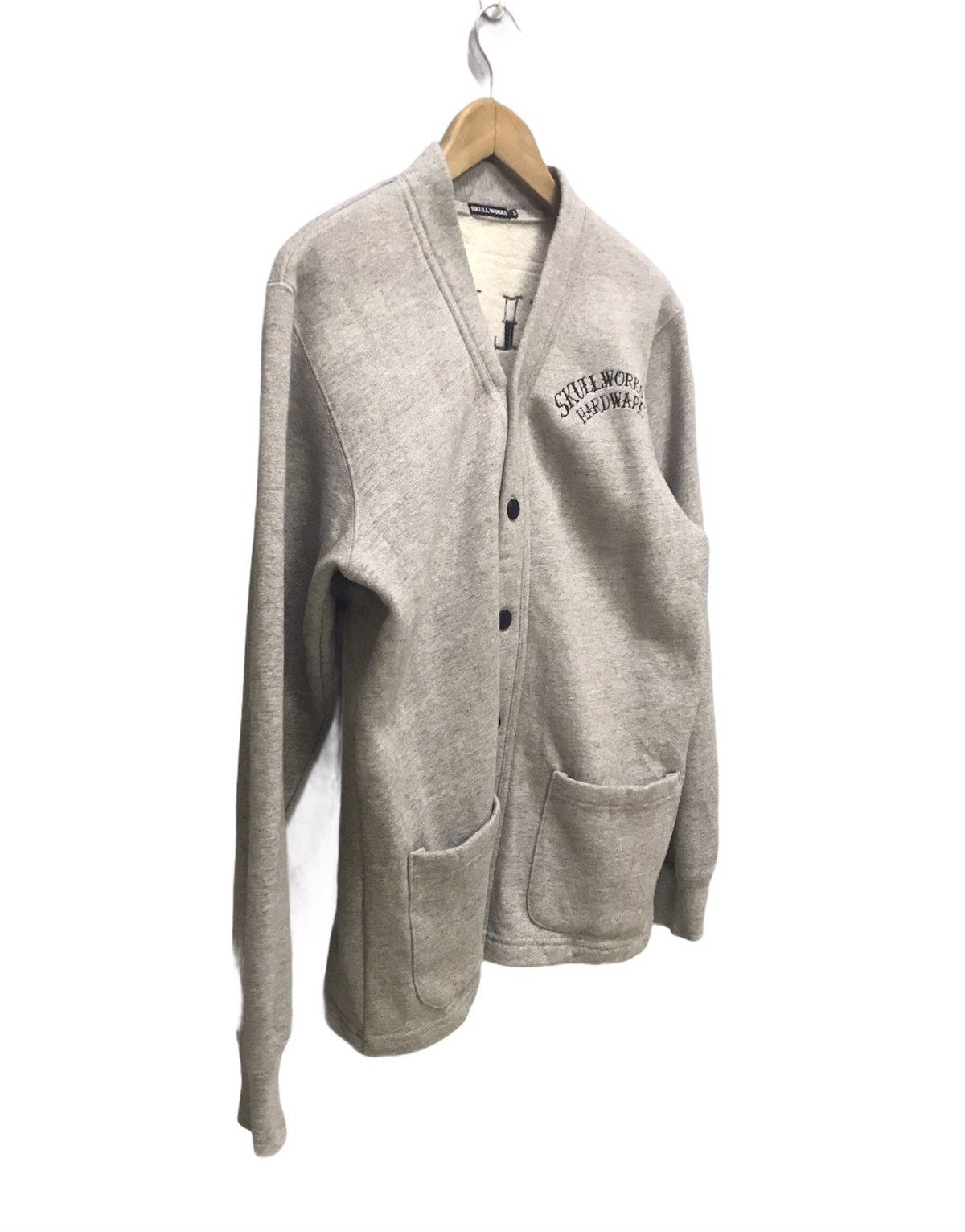 Vintage Skull works hardware cardigan button up Size US L / EU 52-54 / 3 - 3 Thumbnail