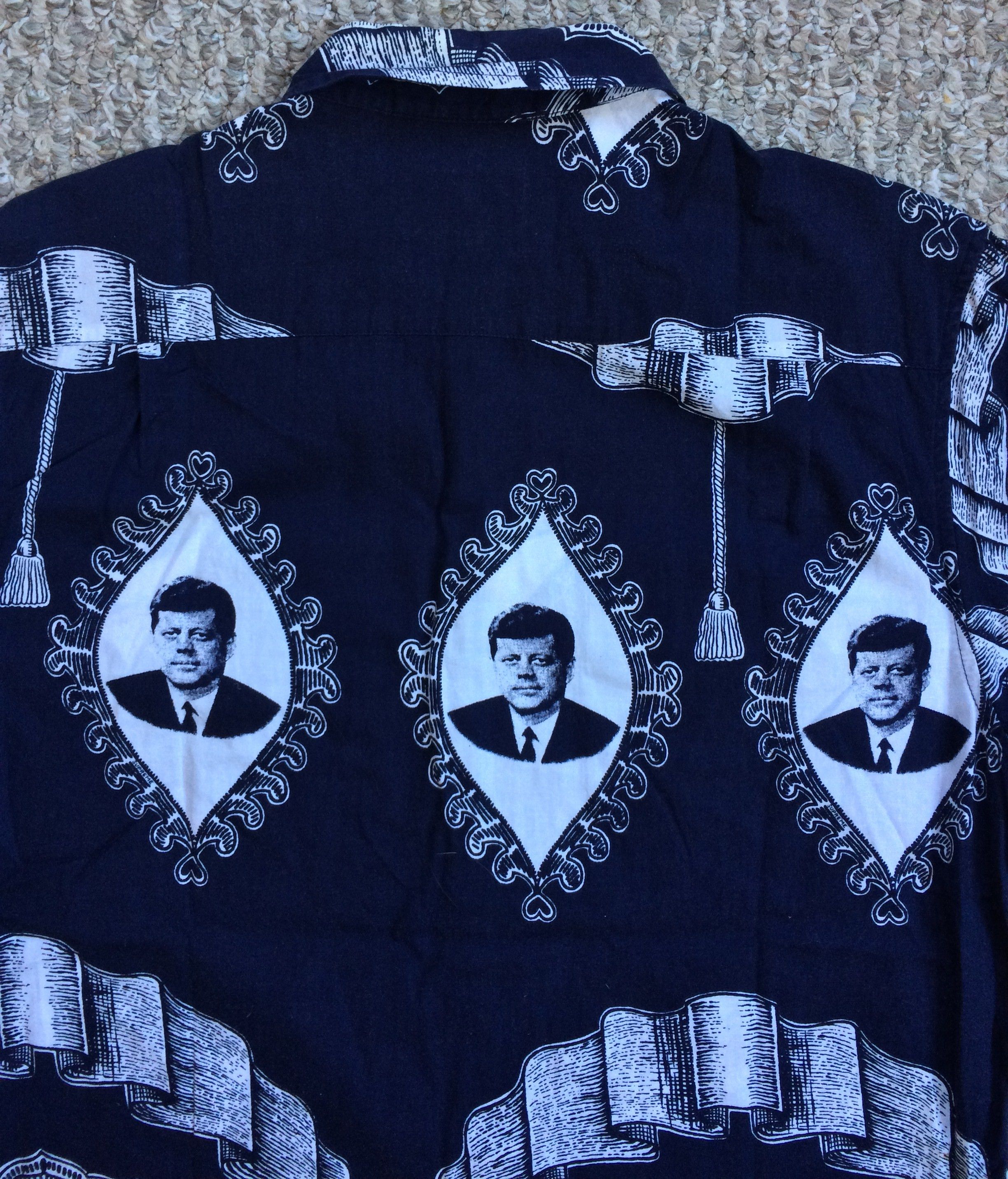 Supreme S/S 2013 Supreme x JFK Kennedy Button Up Size US M / EU 48-50 / 2 - 8 Thumbnail