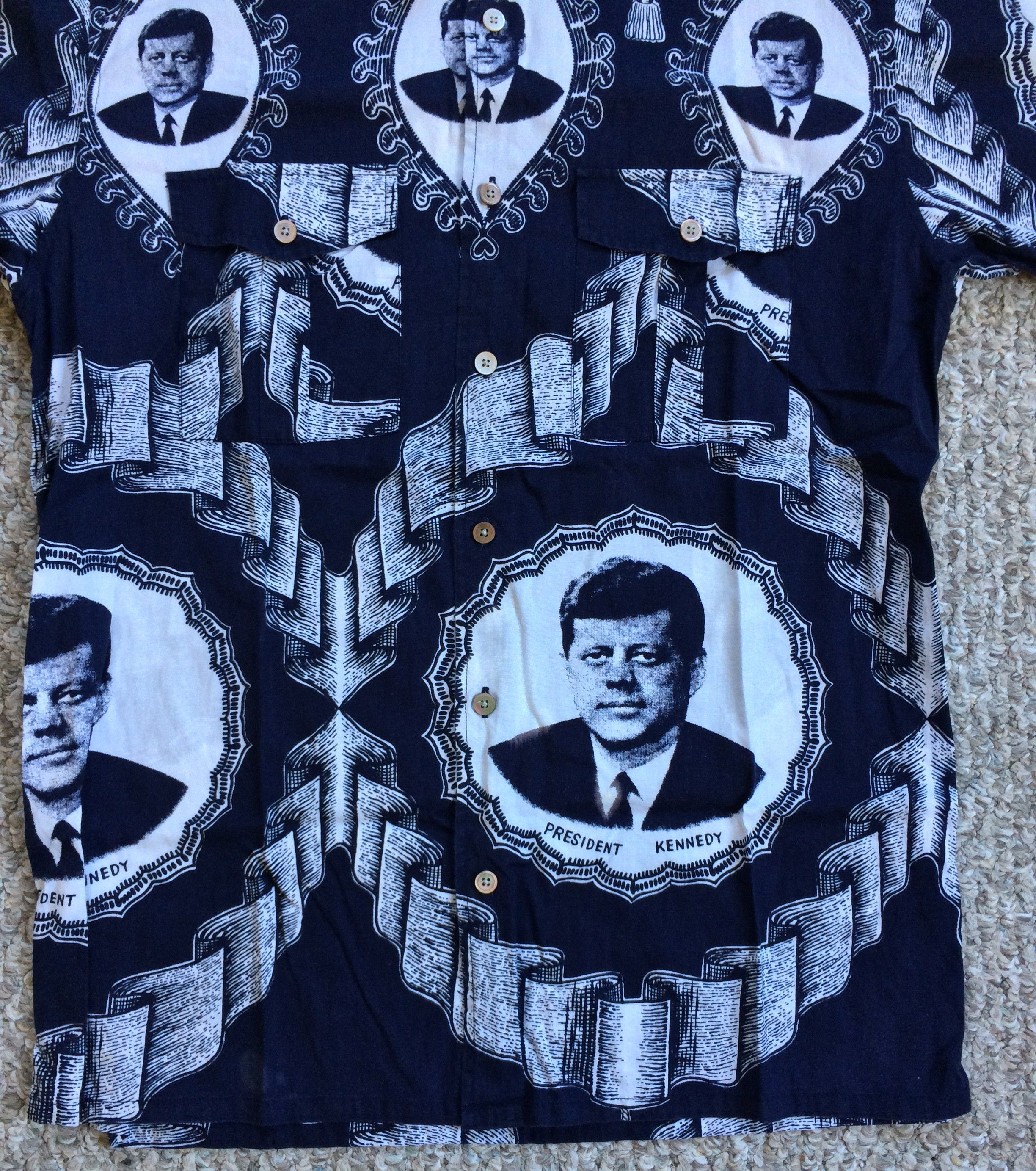 Supreme S/S 2013 Supreme x JFK Kennedy Button Up Size US M / EU 48-50 / 2 - 4 Thumbnail