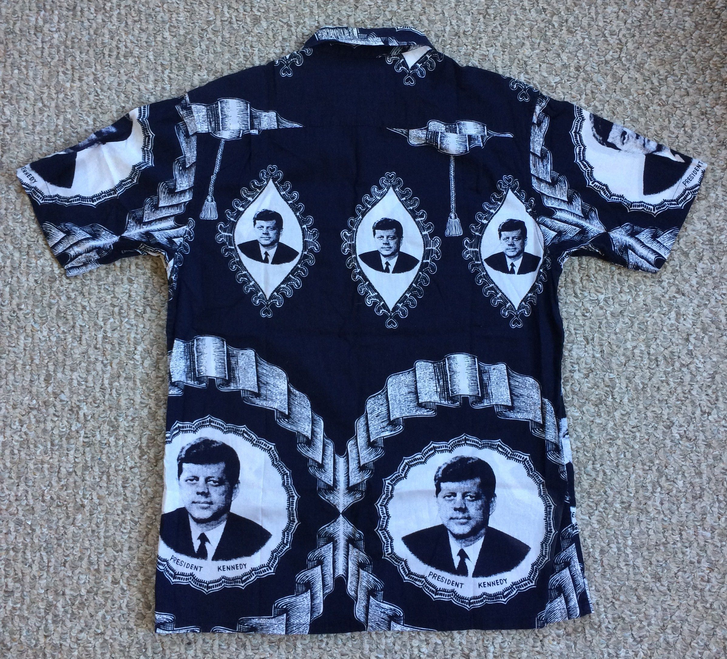 Supreme S/S 2013 Supreme x JFK Kennedy Button Up Size US M / EU 48-50 / 2 - 7 Thumbnail