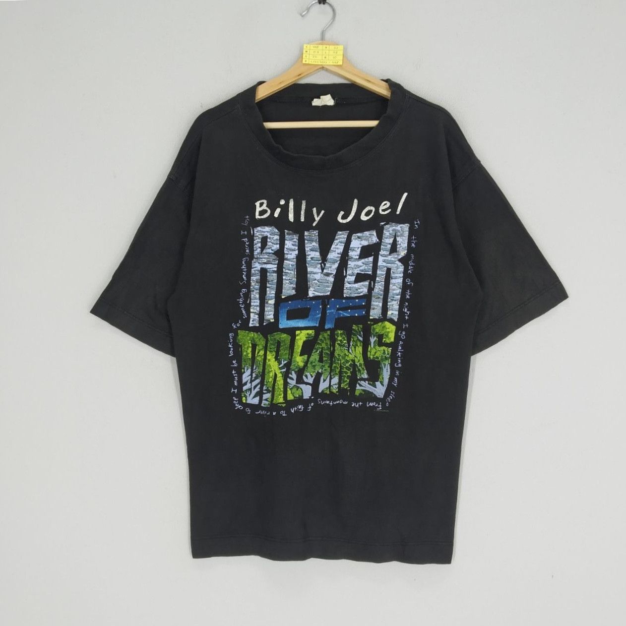 Vintage 90s Billy Joel River Of Dreams Band Rock World Tour