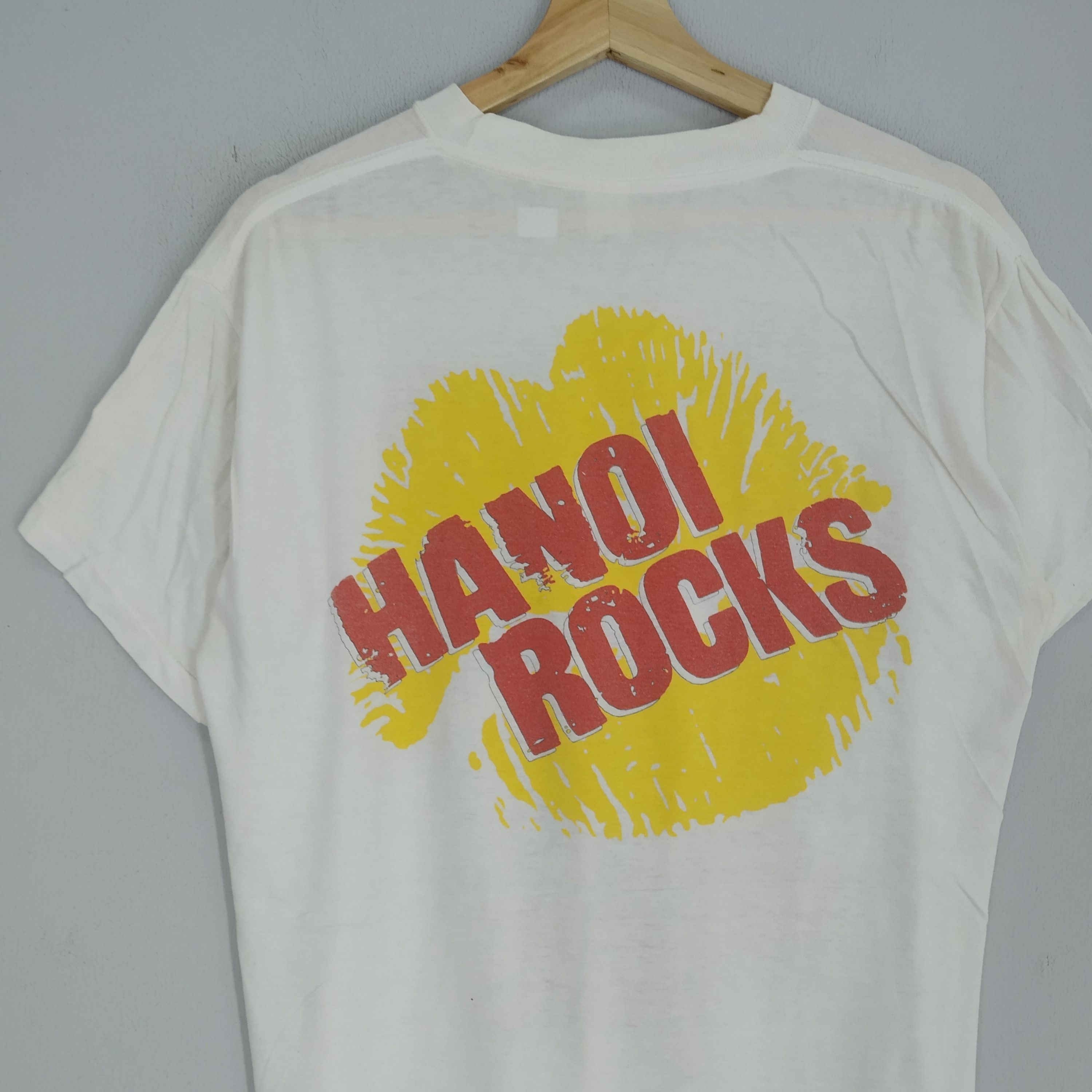 Band Tees × Vintage Vintage 80s Hanoi Rock Finland Glam Rock Punk Tour Shirt Size US M / EU 48-50 / 2 - 6 Thumbnail