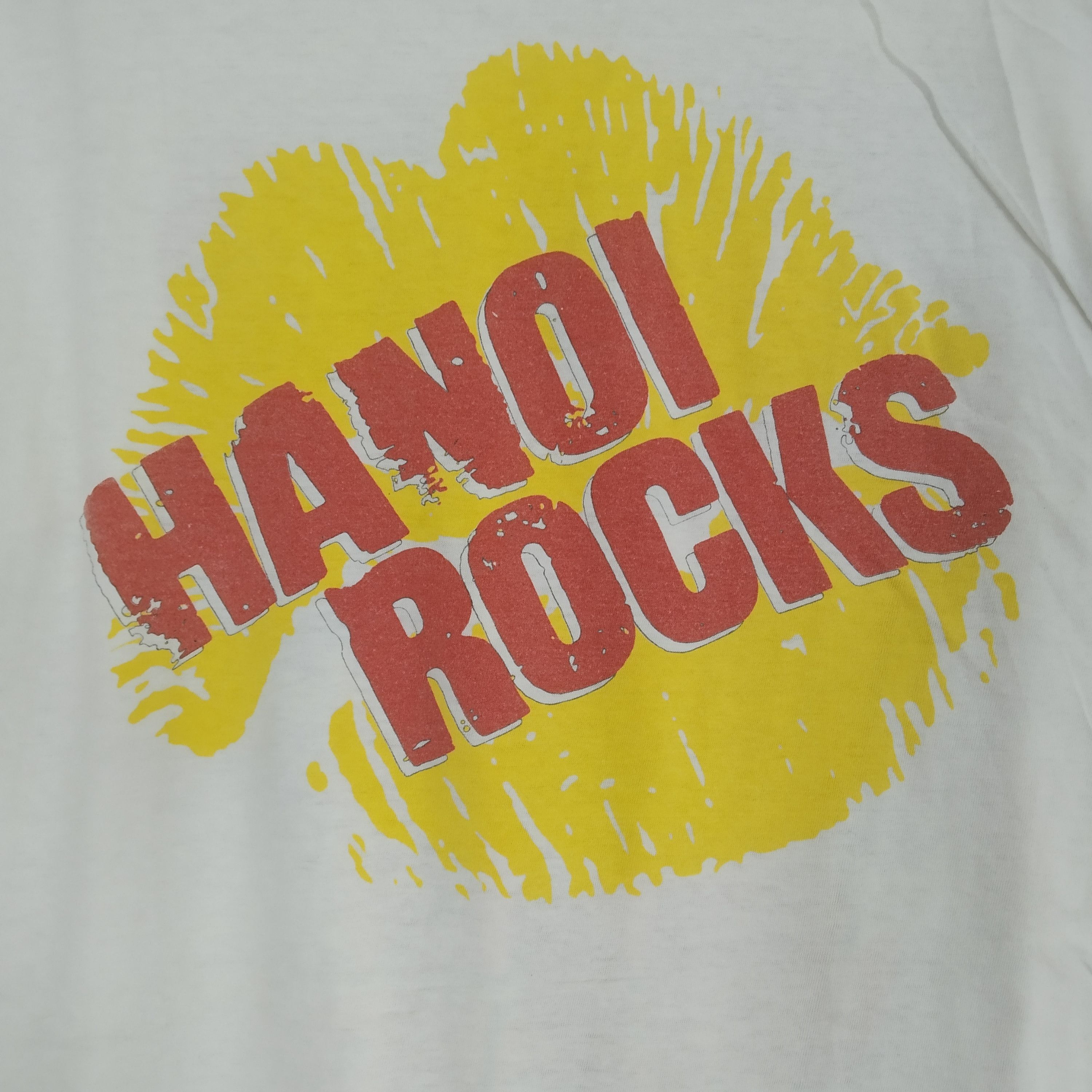 Band Tees × Vintage Vintage 80s Hanoi Rock Finland Glam Rock Punk Tour Shirt Size US M / EU 48-50 / 2 - 7 Thumbnail
