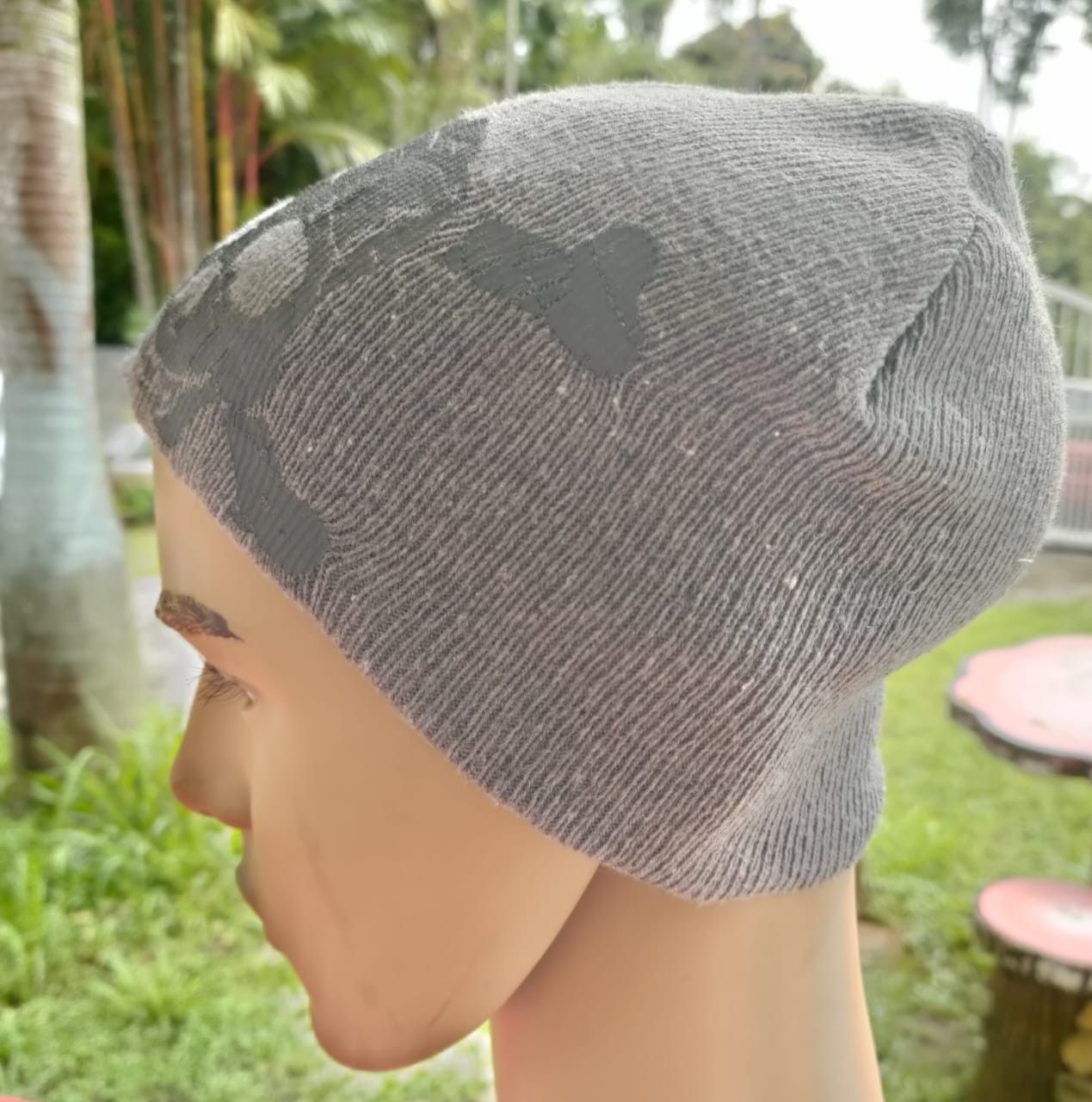 Japanese Brand Skull Beanie Small Size Size ONE SIZE - 3 Thumbnail