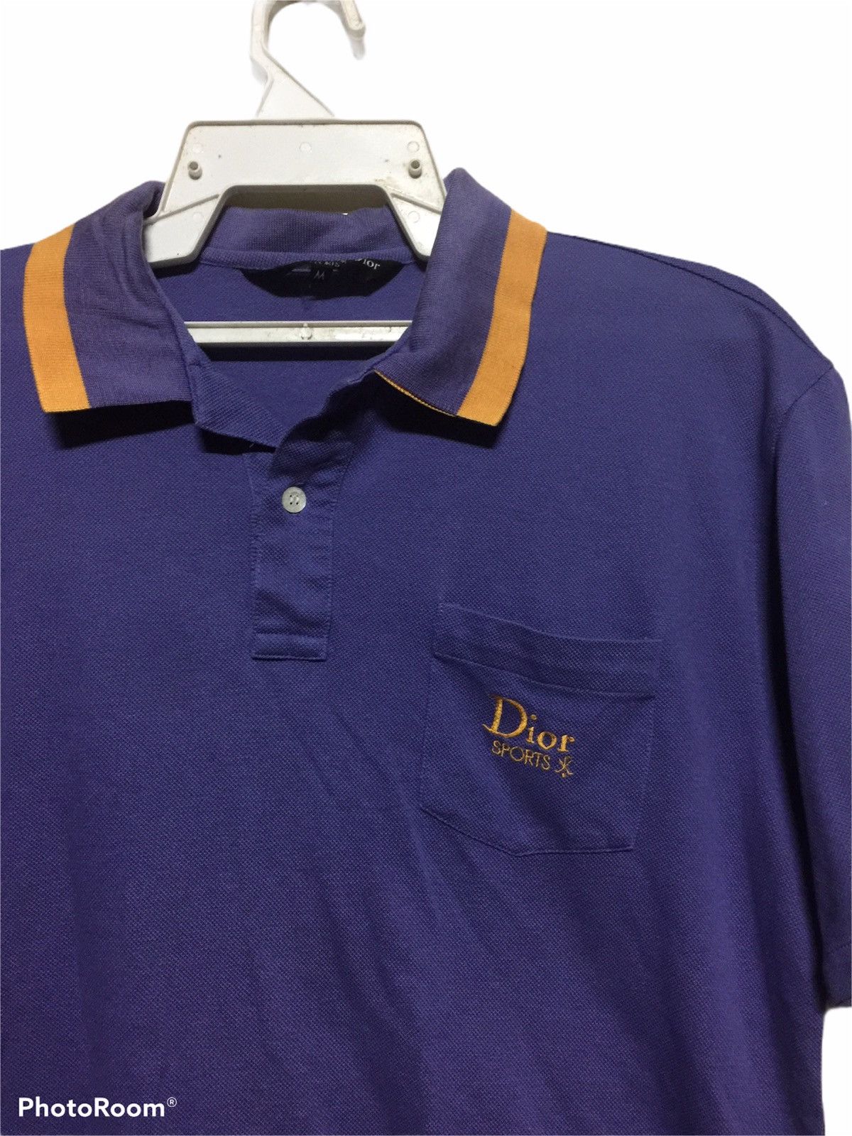 Christian Dior Monsieur × Dior Vintage Christian Dior Sport Pocket Faded Polo Tee Size US M / EU 48-50 / 2 - 1 Thumbnail