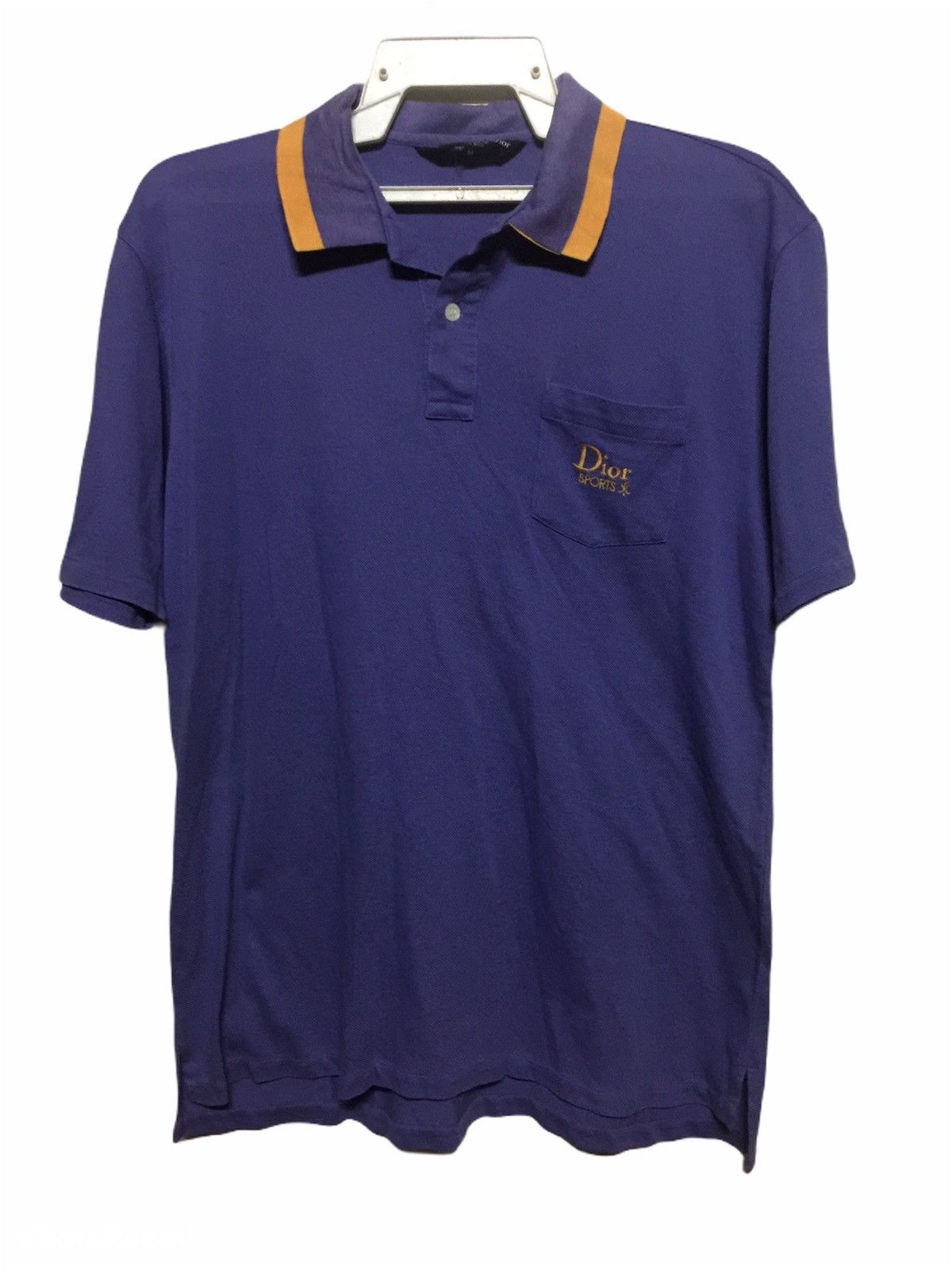 Christian Dior Monsieur × Dior Vintage Christian Dior Sport Pocket Faded Polo Tee Size US M / EU 48-50 / 2 - 2 Thumbnail