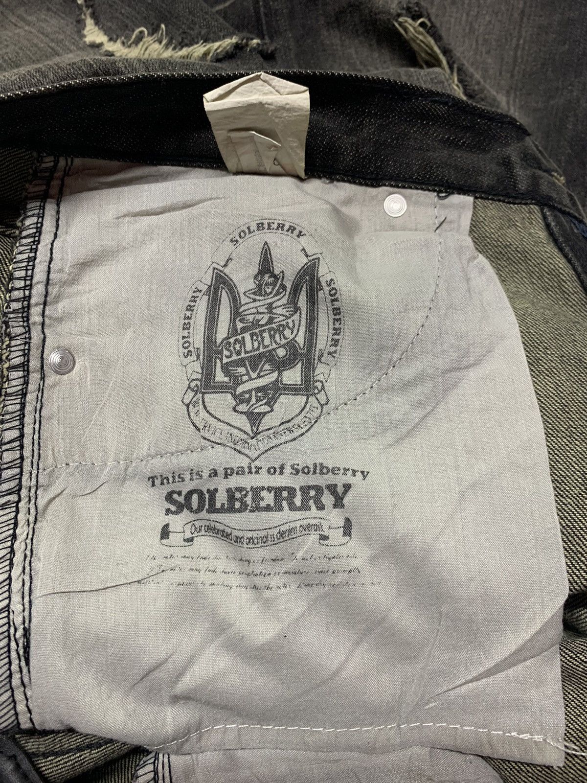 Designer Solberry jeans Size US 33 - 12 Thumbnail