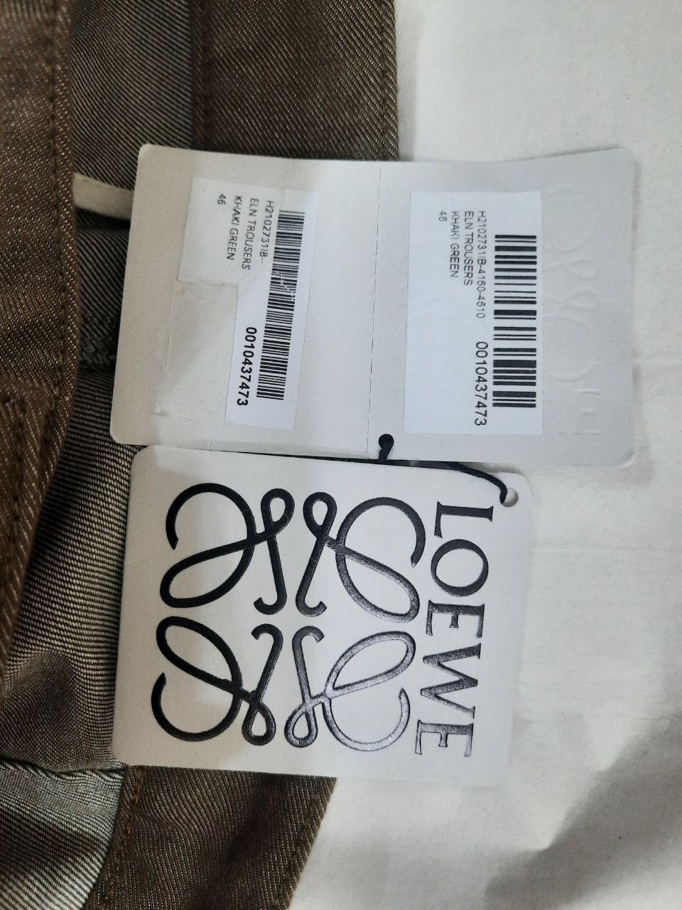 Loewe *New* Eye Nature Patchwork Embroidery Cargo Pants Size US 30 / EU 46 - 4 Thumbnail