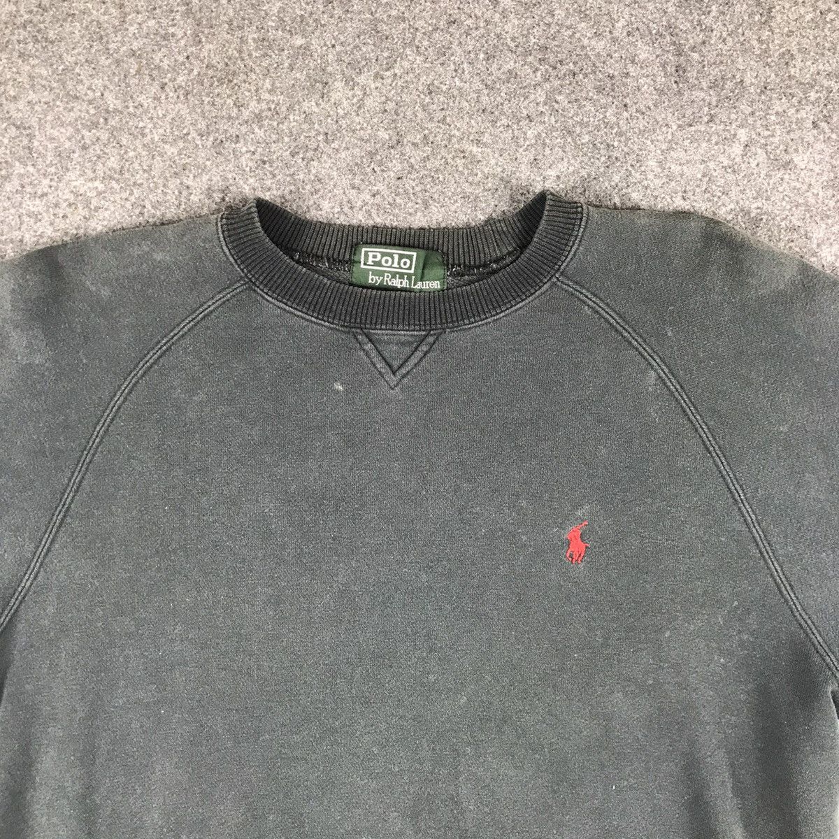 Japanese Brand × Polo Ralph Lauren × Vintage Sun Faded Polo Ralph Lauren sweatshirt Size US M / EU 48-50 / 2 - 4 Thumbnail