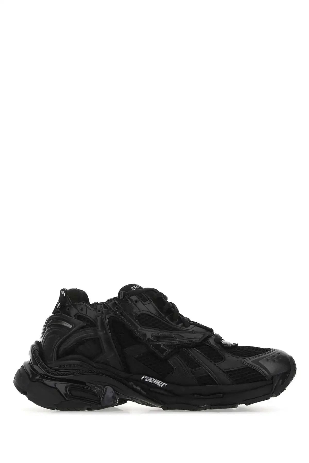 o1b1tn1i0523 mesh and rubber Runner sneakers in Black
