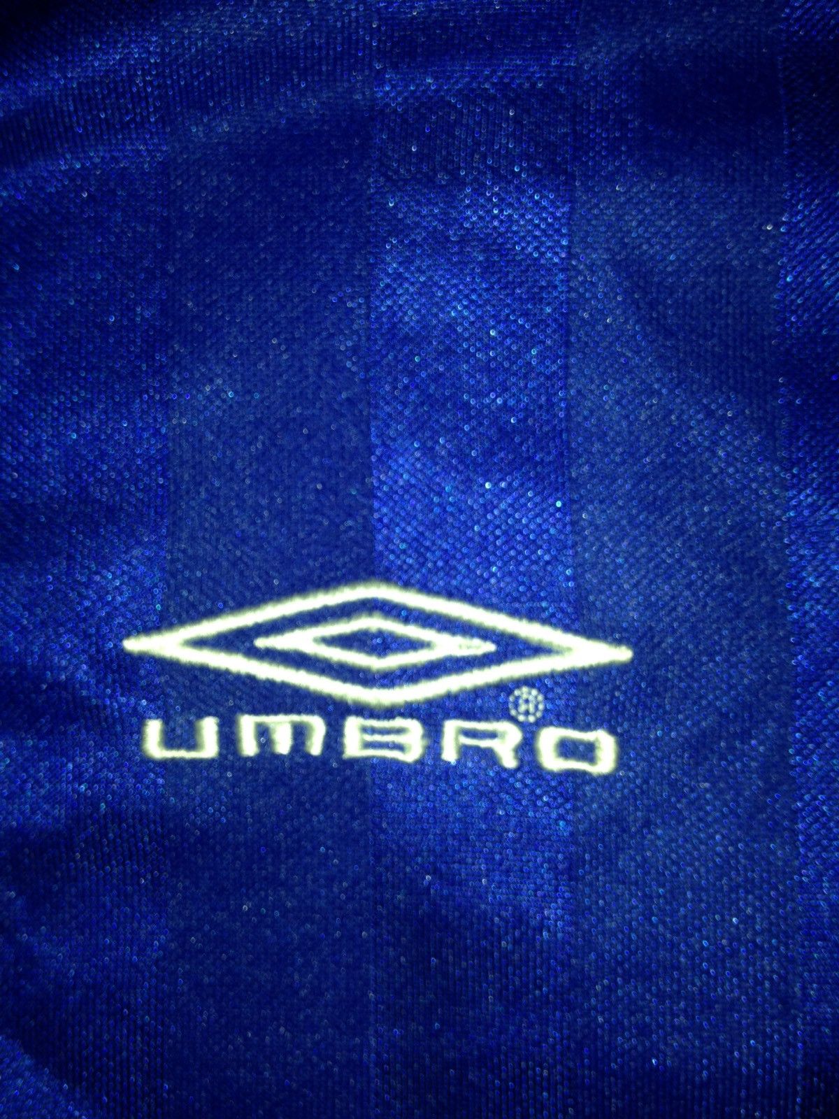 Umbro side tape Logo Zip up Striped Blue Jackets
